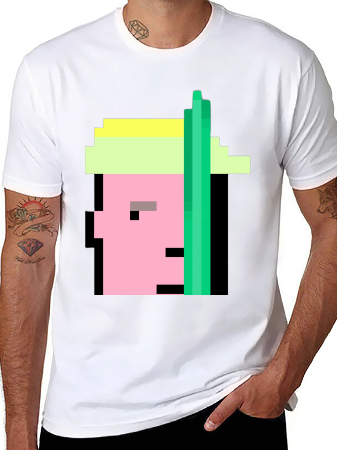 Pixel Art Graphic T-Shirt - Cool Retro Design