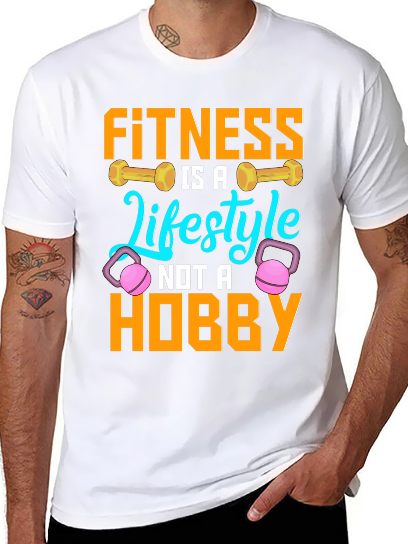 Fitness Lifestyle Gym Workout T-Shirt