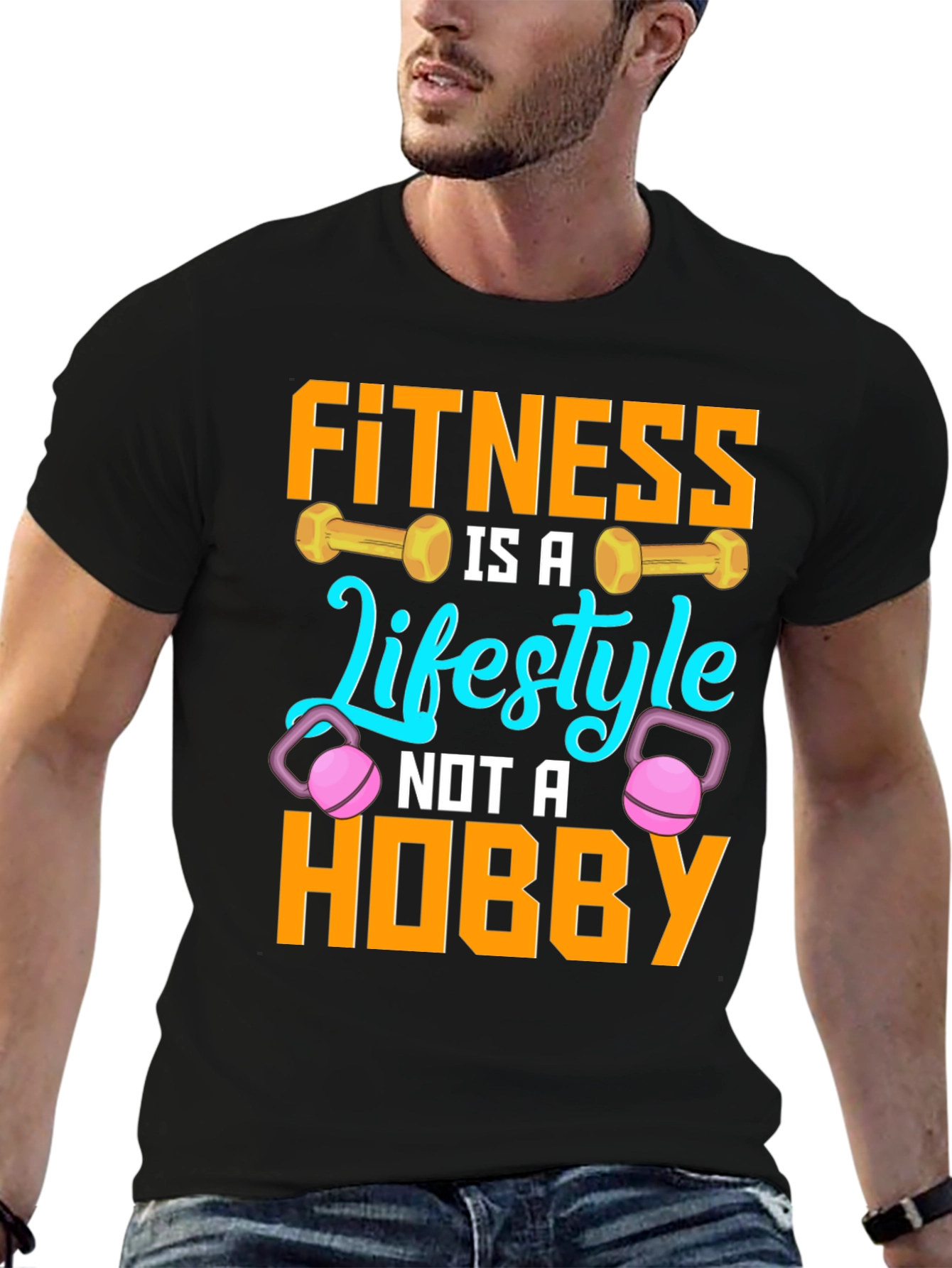 Fitness Lifestyle Gym Workout T-Shirt