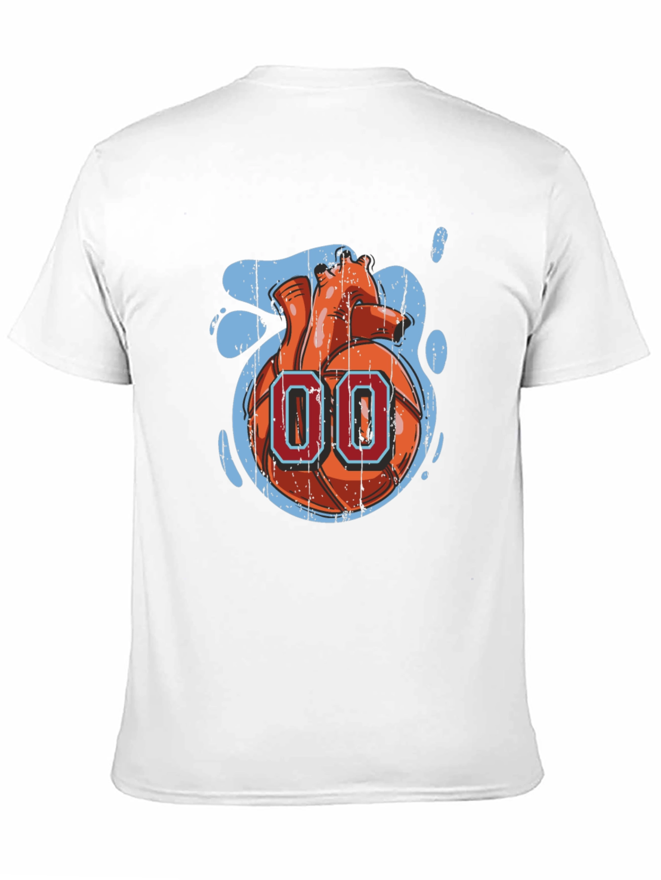 Heart-Ball Graphic Tee - Unique Style