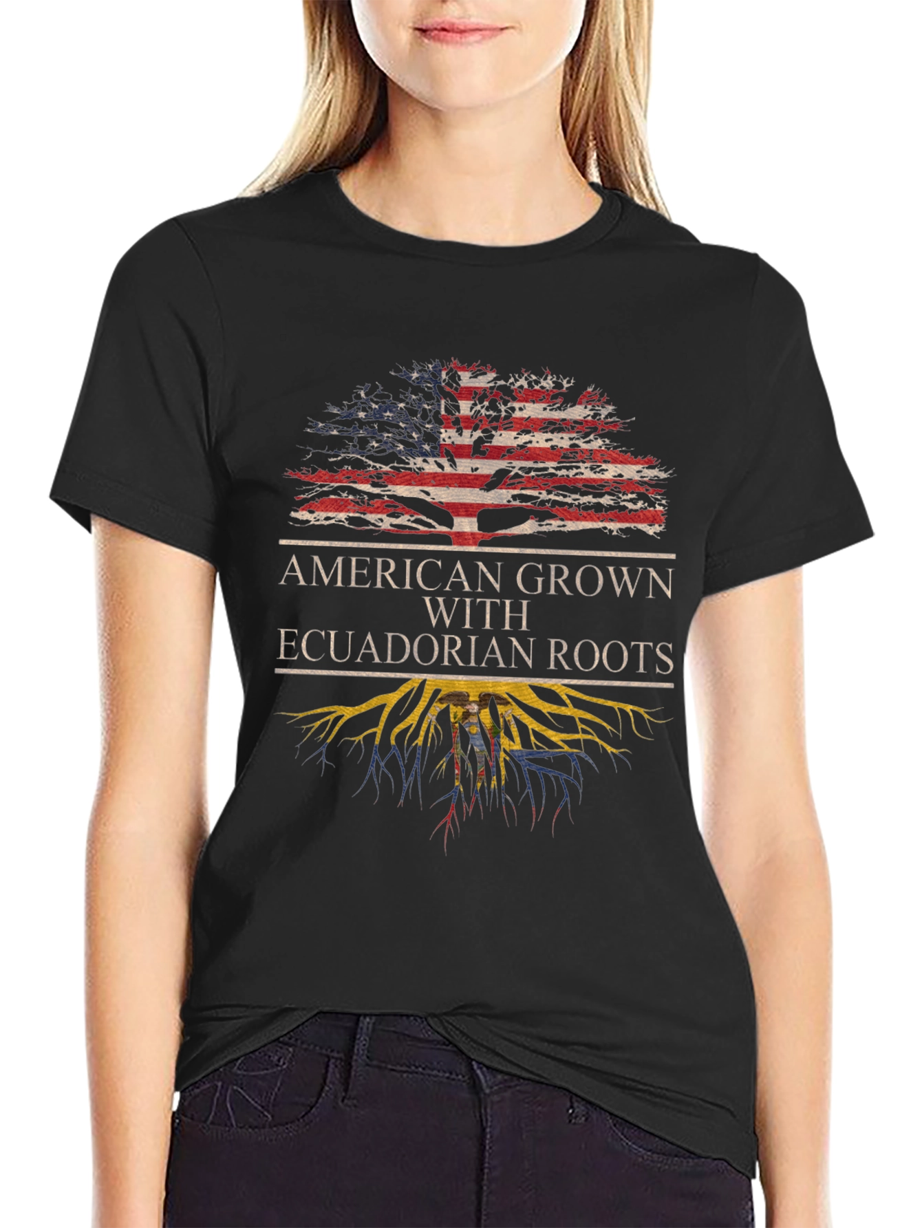 American Grown Ecuadorian Roots T-Shirt