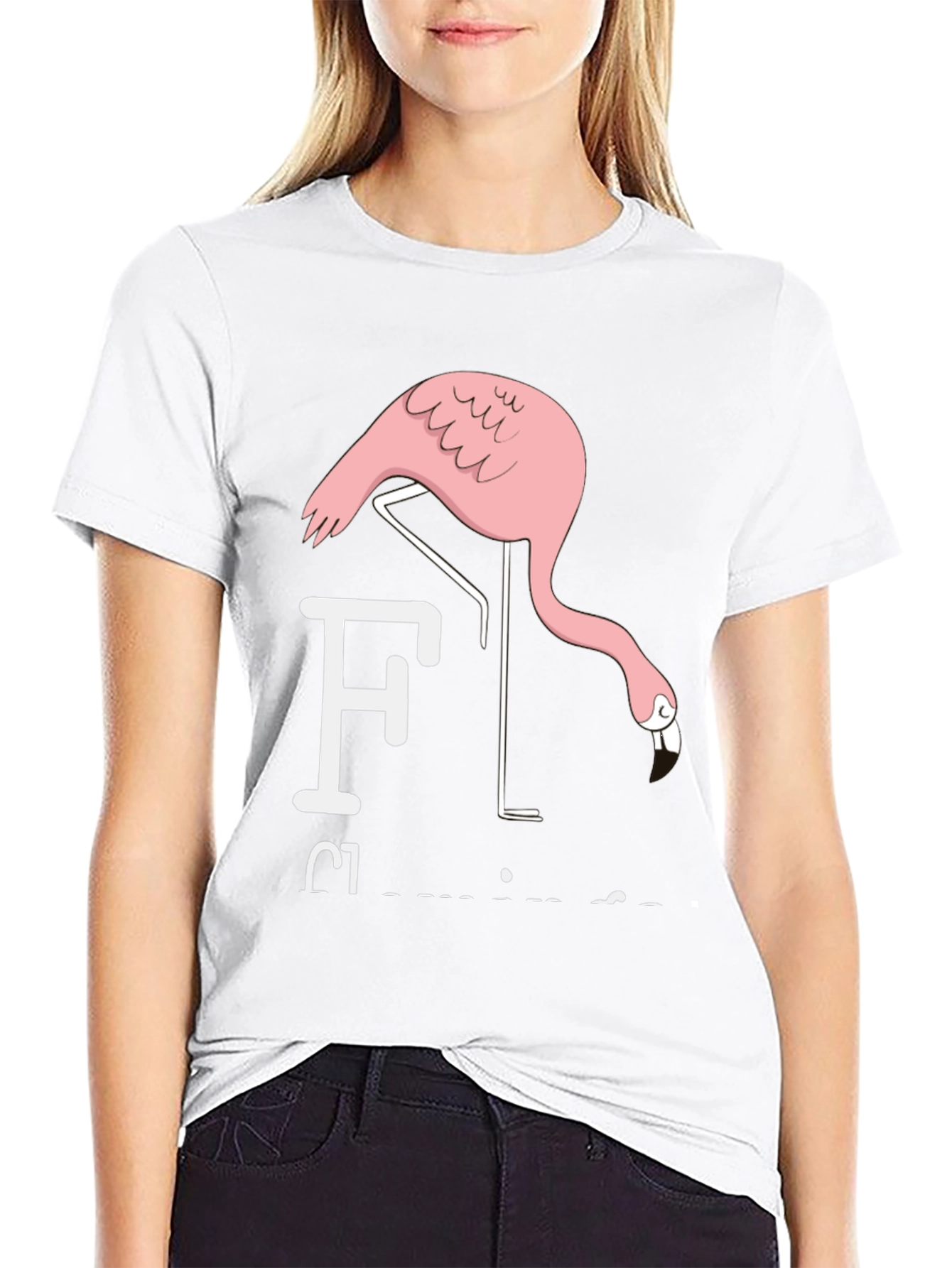 Funny Flamingo T-Shirt - Quirky Graphic Tee