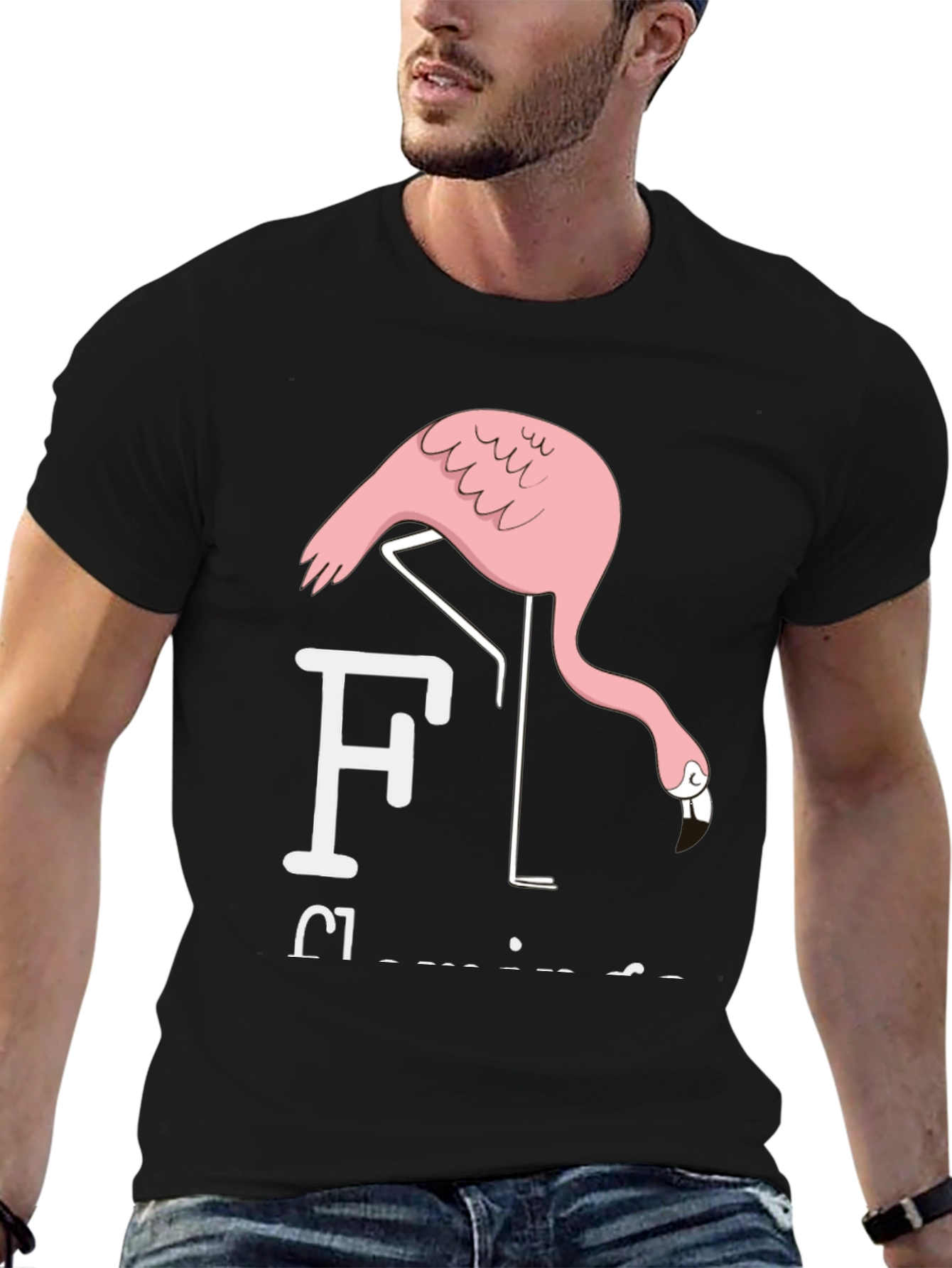 Funny Flamingo T-Shirt - Quirky Graphic Tee