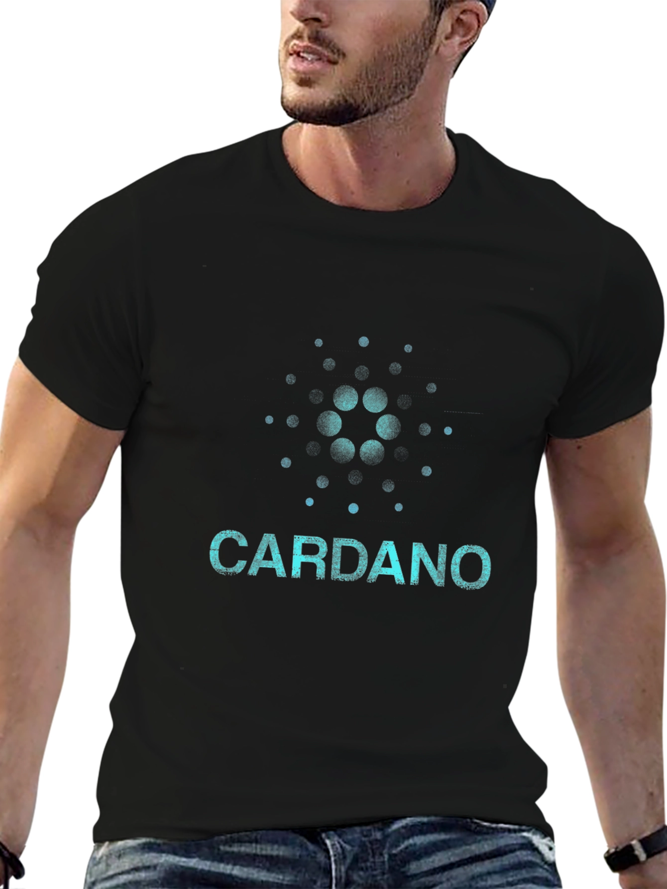 Cardano Crypto T-Shirt - Stylish Black Tee