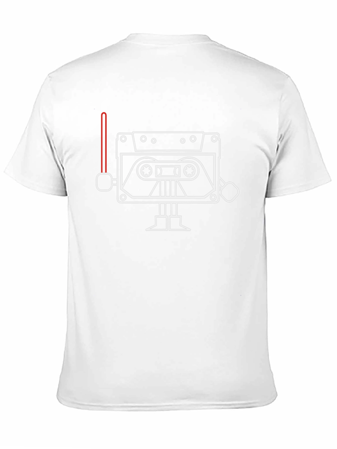 Cassette Robot T-Shirt - Retro Style