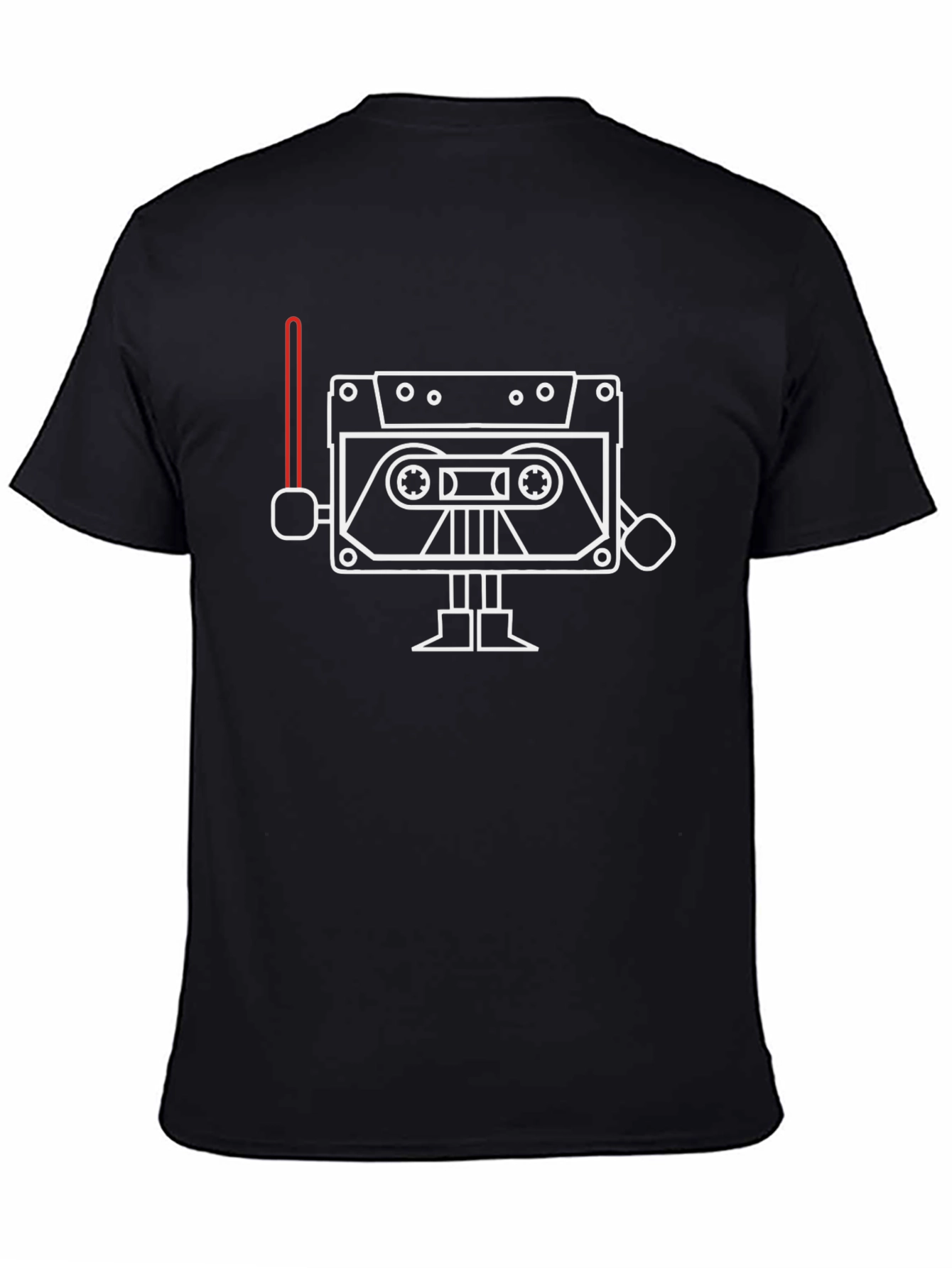 Cassette Robot T-Shirt - Retro Style