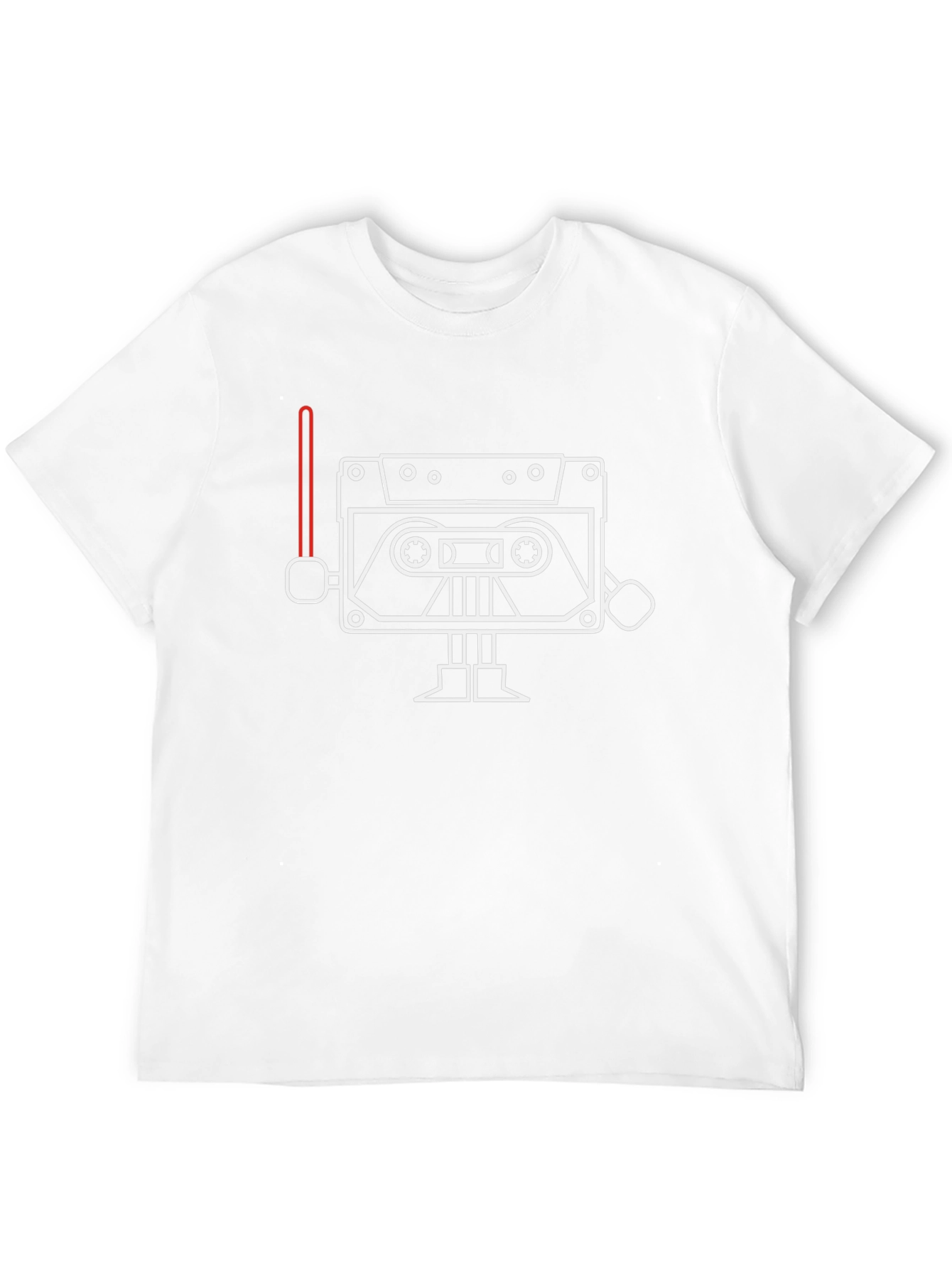 Cassette Robot T-Shirt - Retro Style