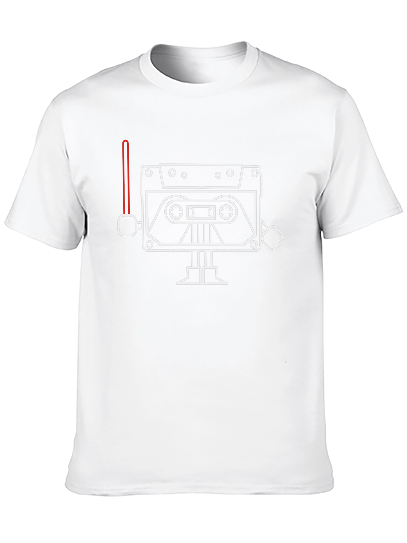Cassette Robot T-Shirt - Retro Style