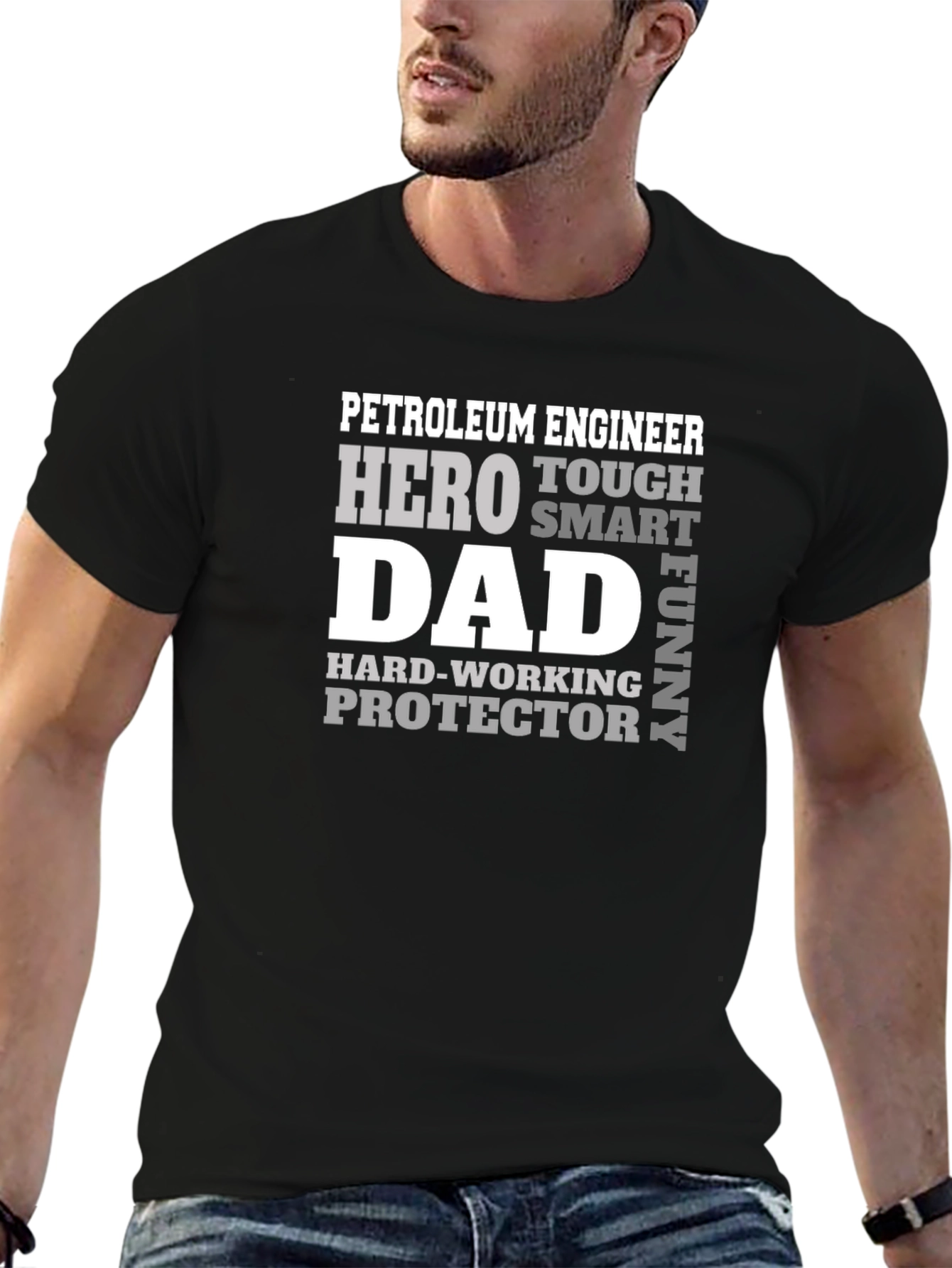 Petroleum Engineer Dad Graphic T-Shirt