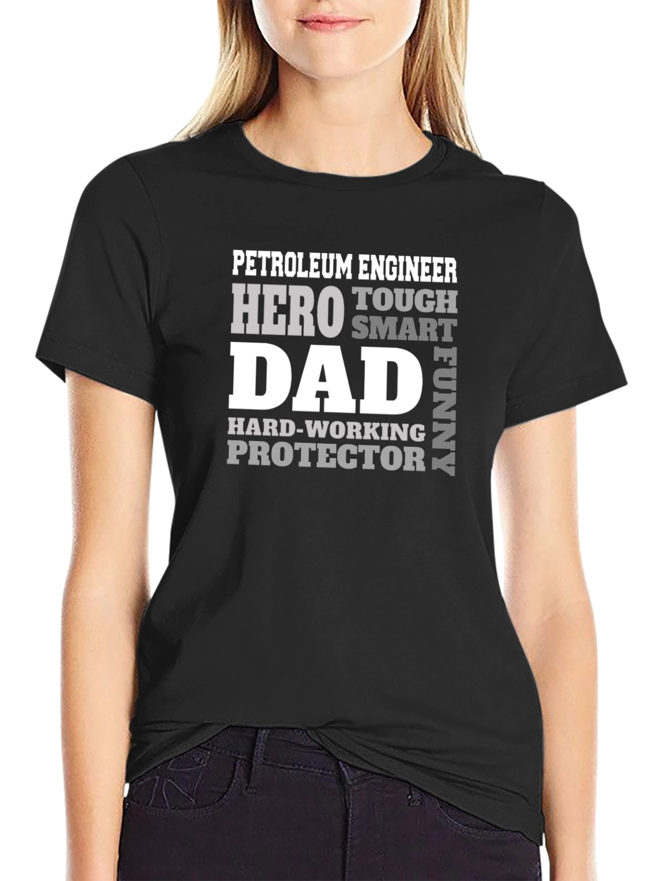 Petroleum Engineer Dad Graphic T-Shirt