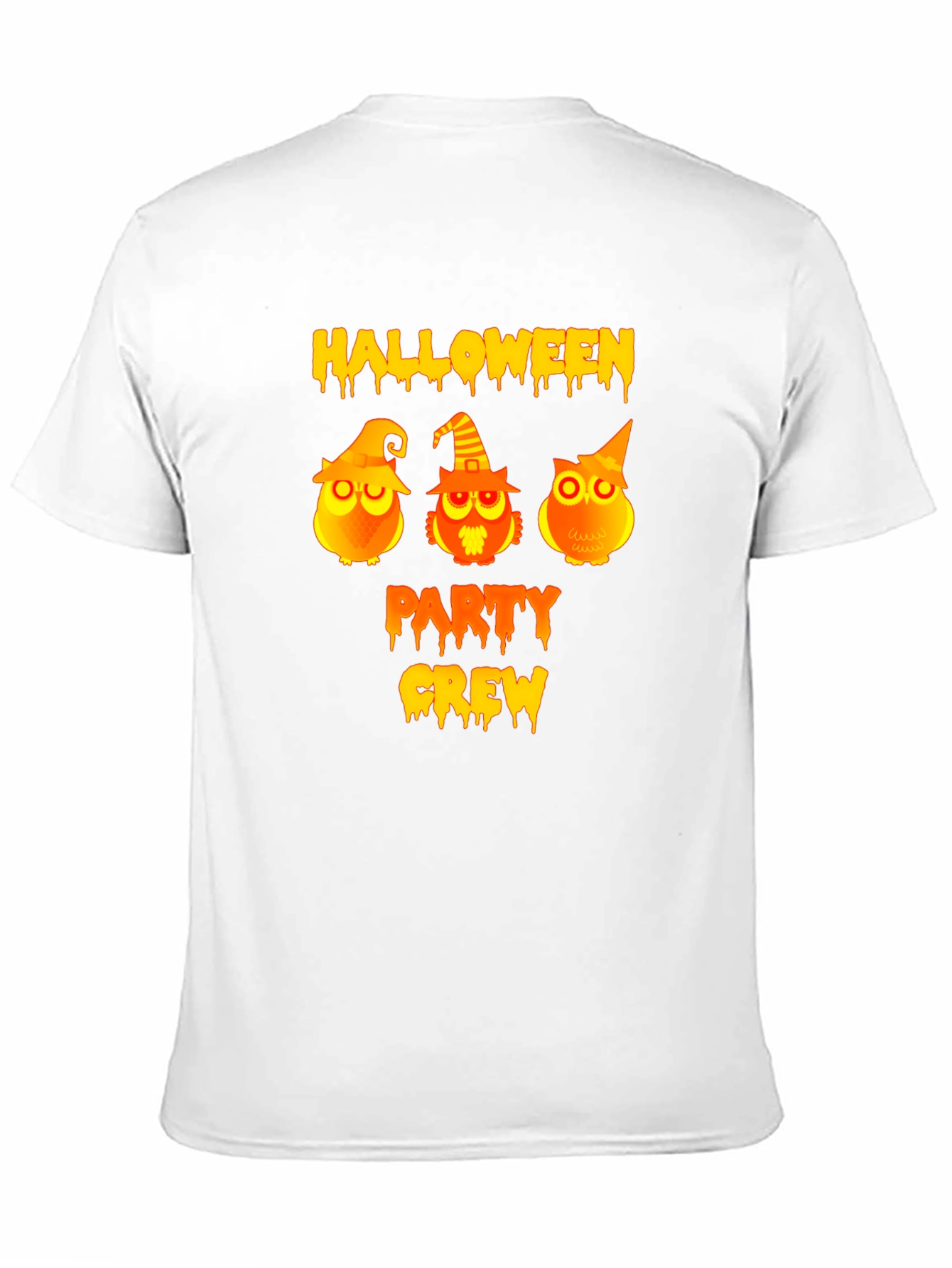 Halloween Party Crew Owls Graphic T-Shirt