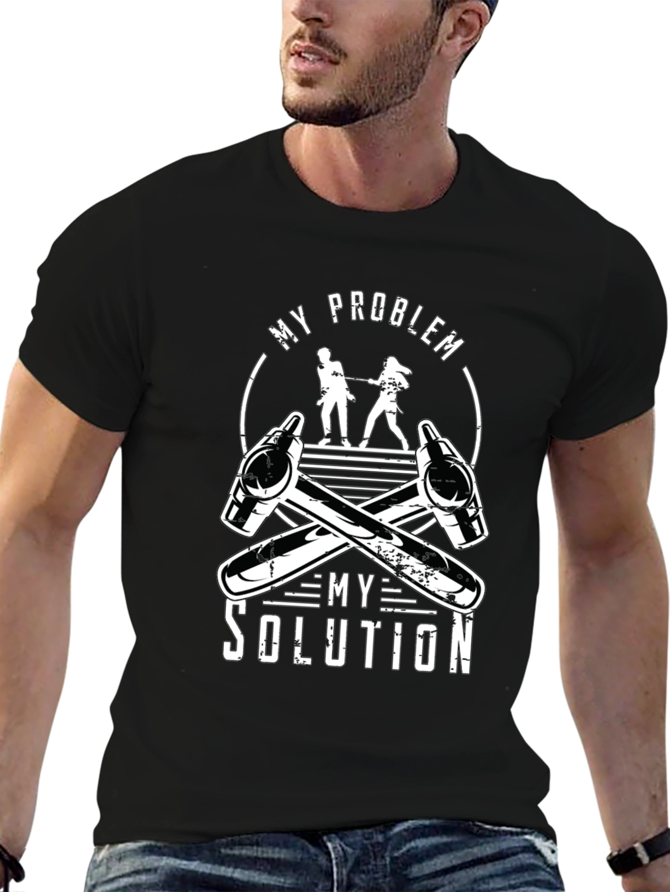 My Problem My Solution T-Shirt - Black