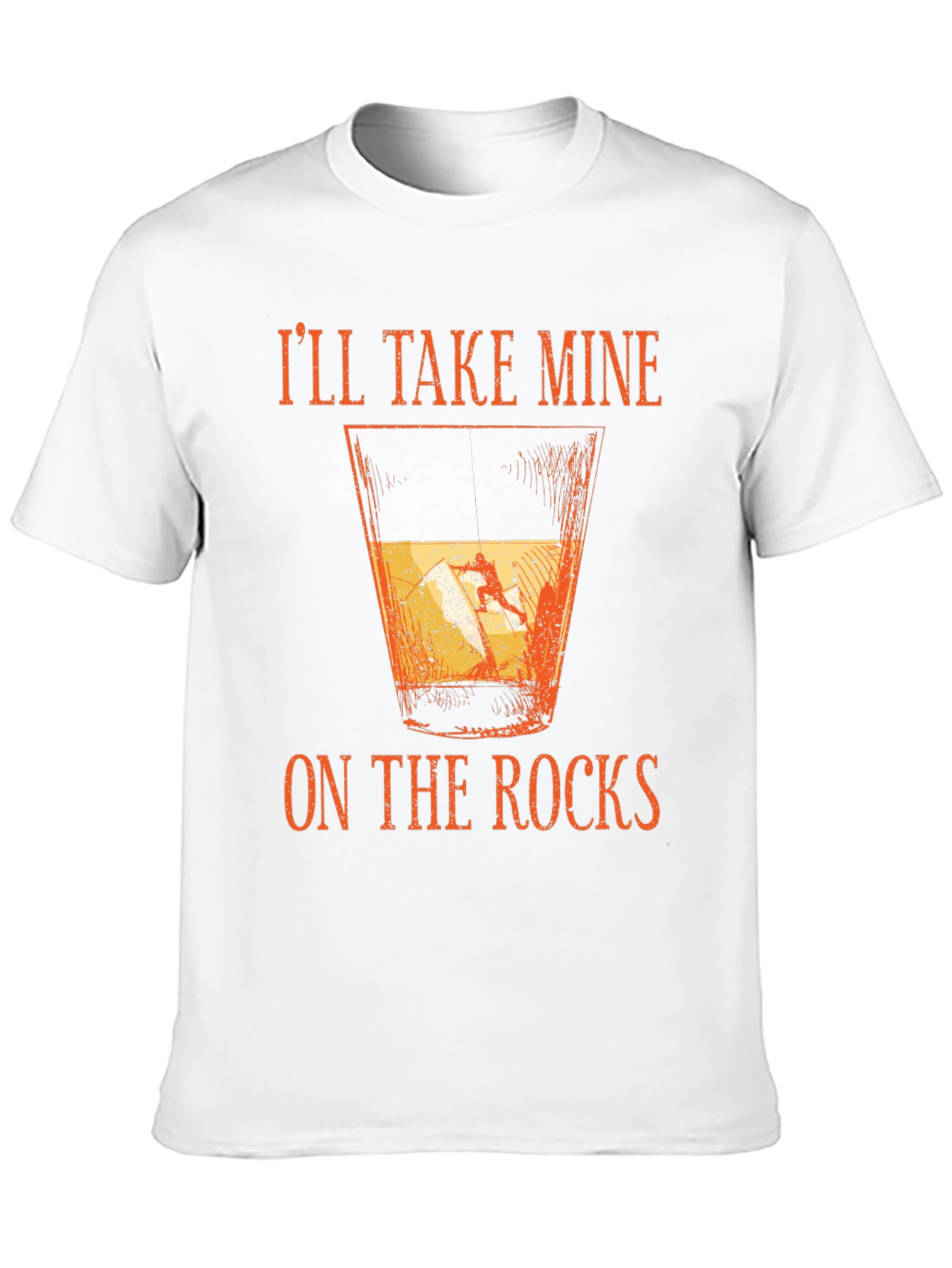 Ill Take Mine On The Rocks Graphic T-Shirt