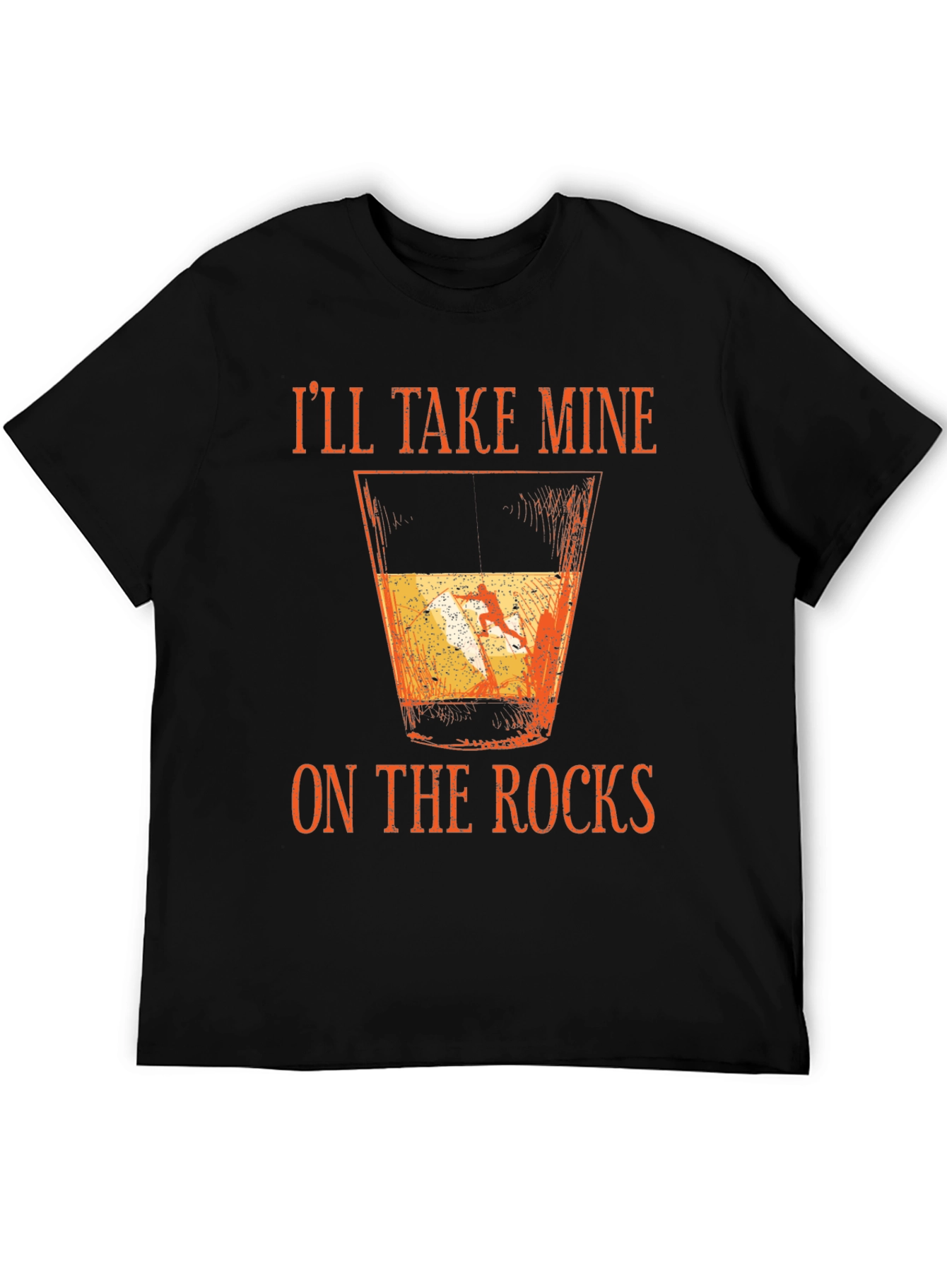 Ill Take Mine On The Rocks Graphic T-Shirt