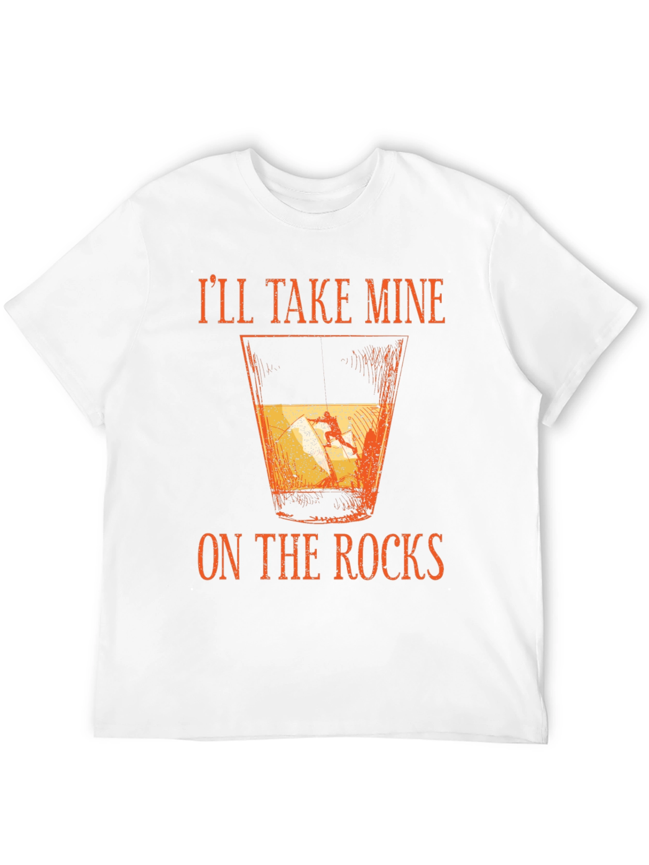 Ill Take Mine On The Rocks Graphic T-Shirt