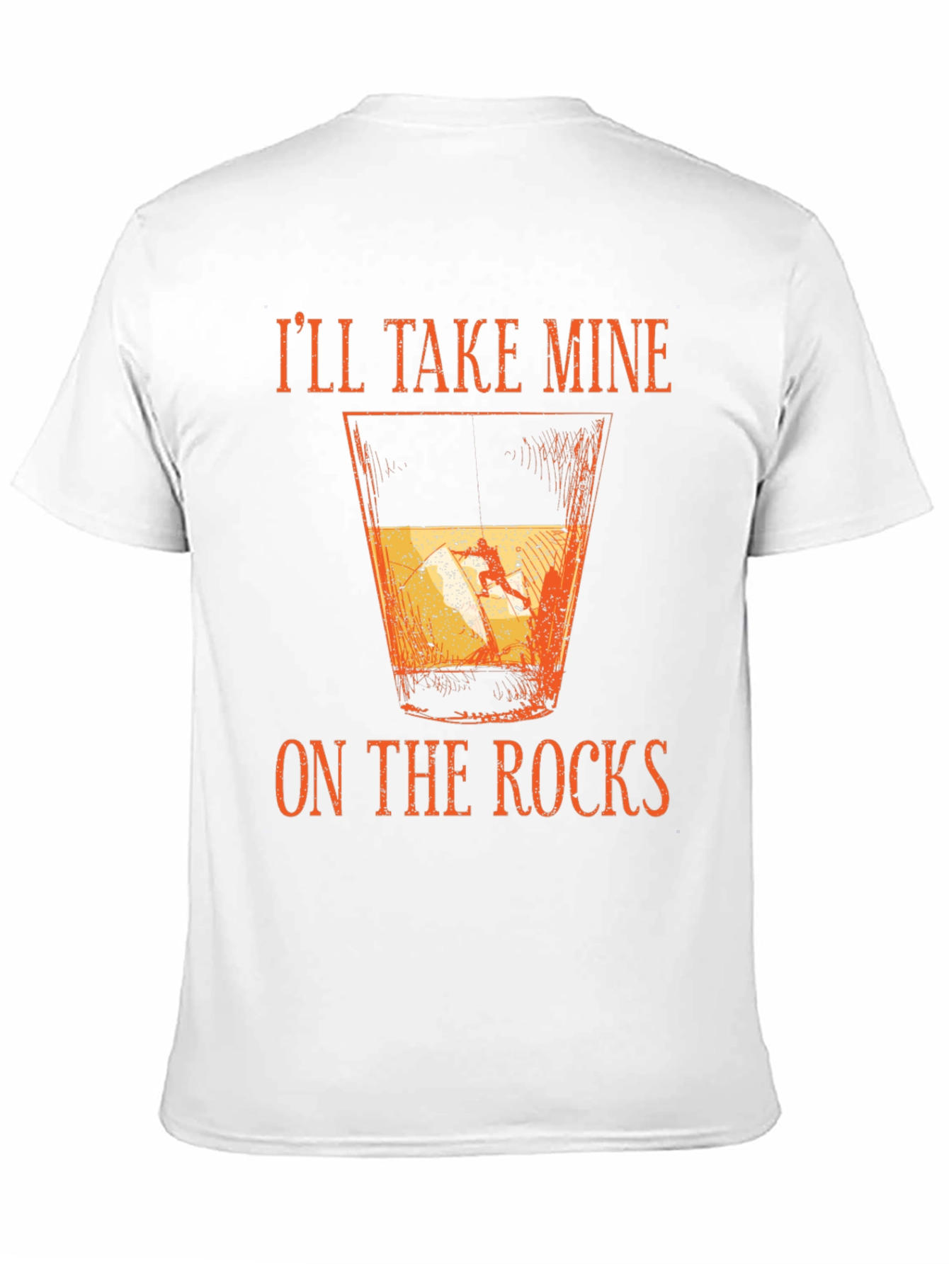 Ill Take Mine On The Rocks Graphic T-Shirt