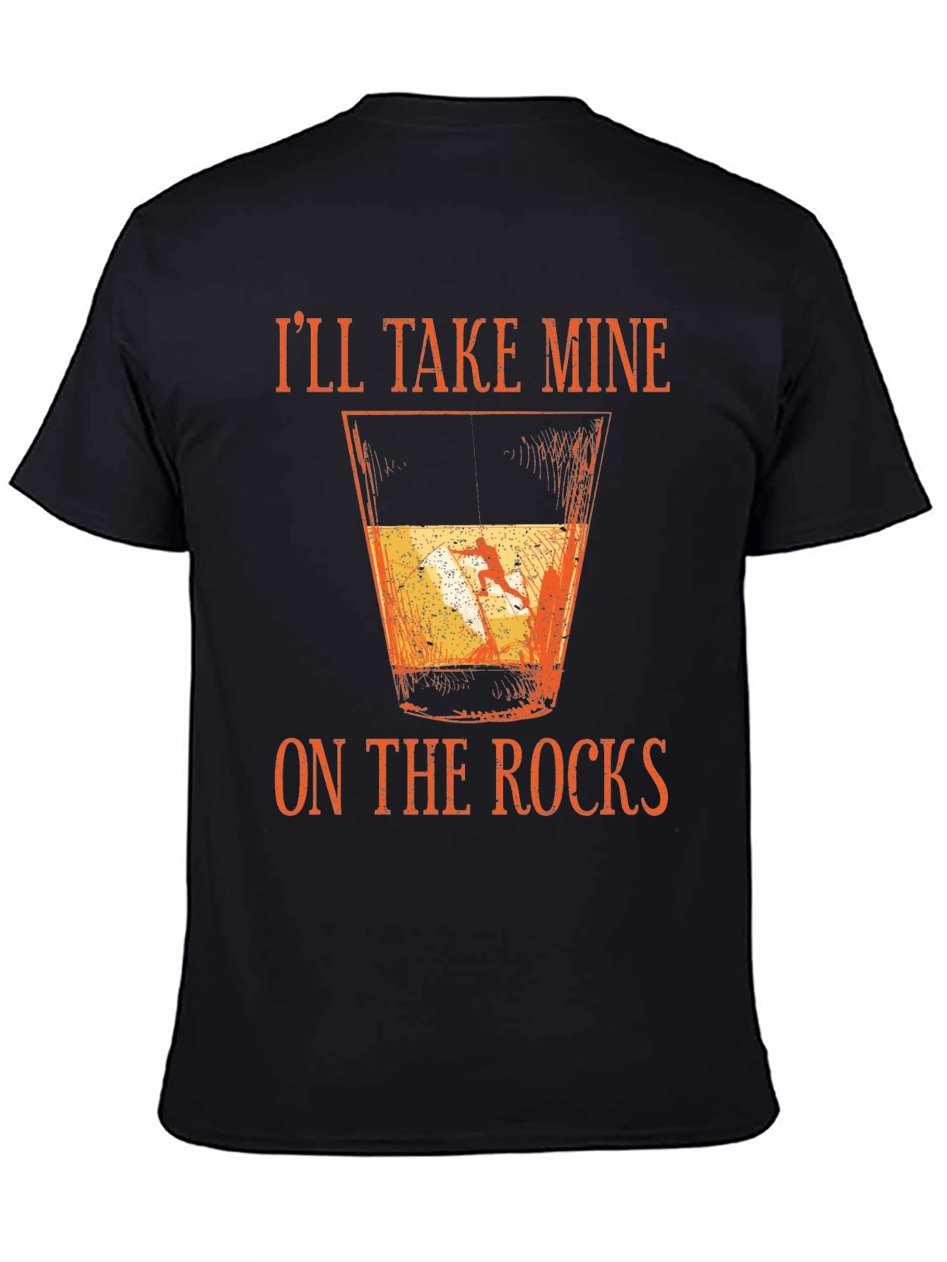 Ill Take Mine On The Rocks Graphic T-Shirt