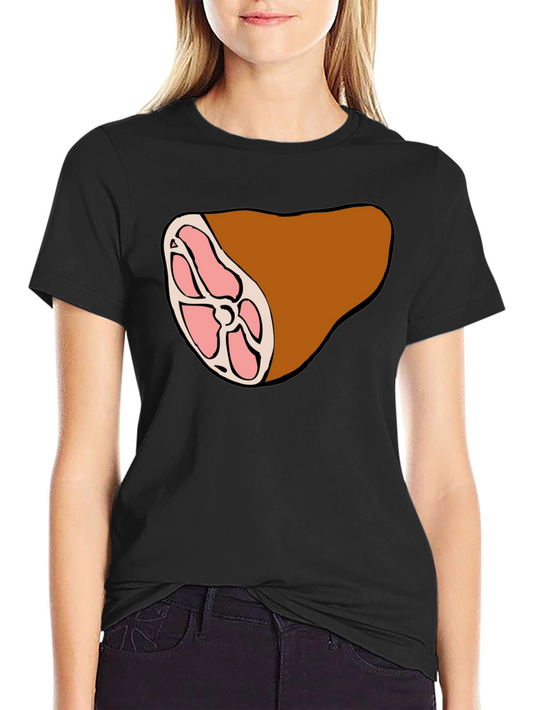 Ham Shank Graphic Tee - Black Casual T-Shirt