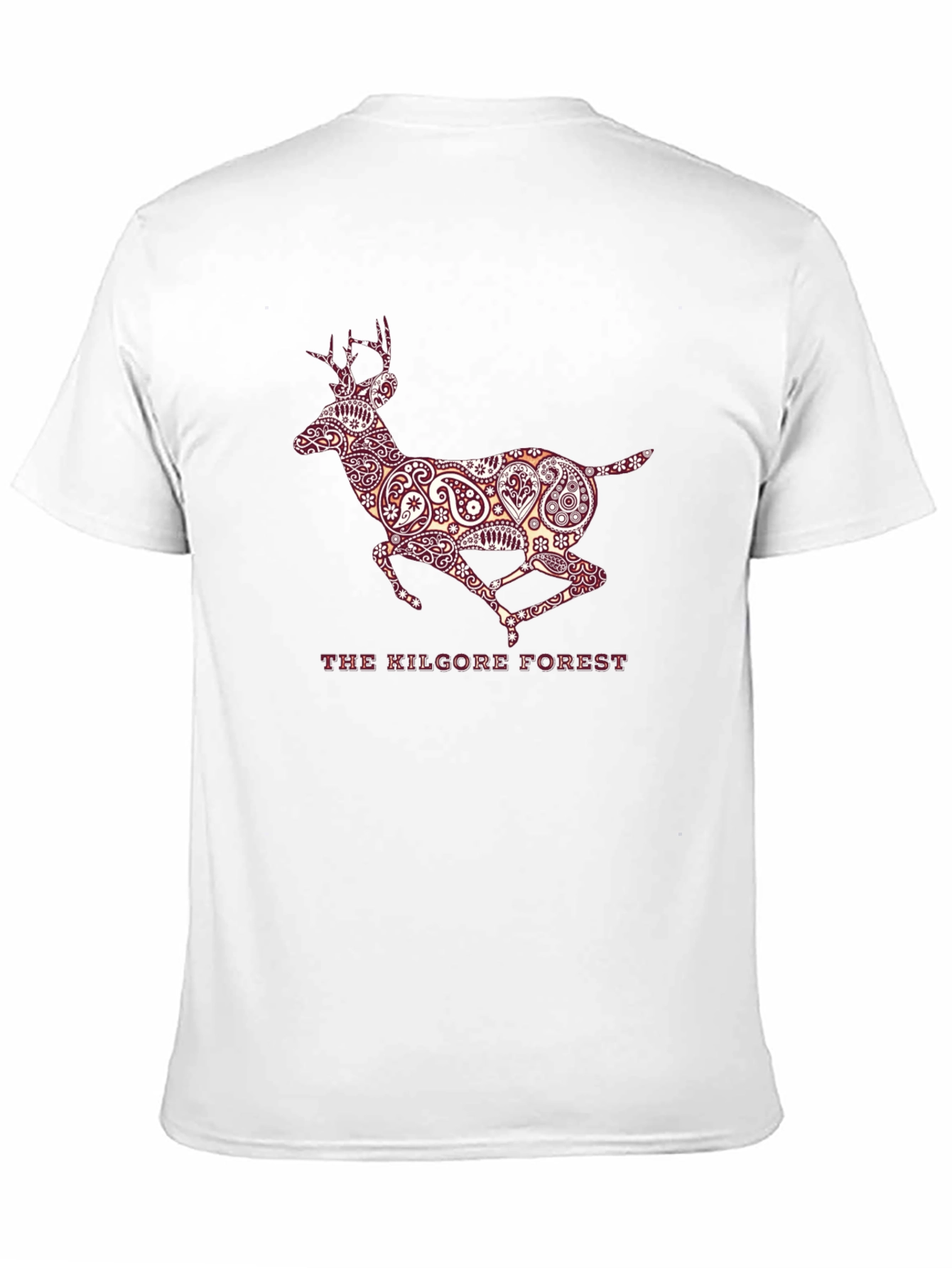 Kilgore Forest Deer Graphic T-Shirt - Black