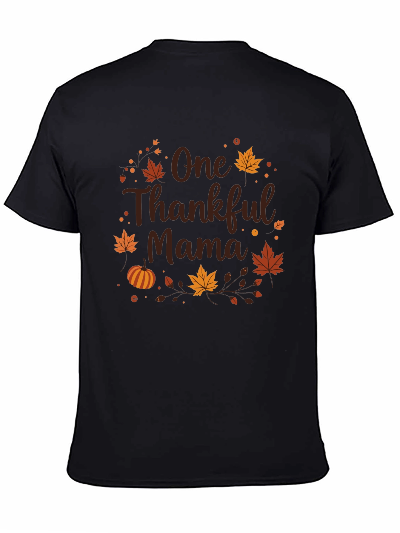 One Thankful Mama T-Shirt - Thanksgiving Tee