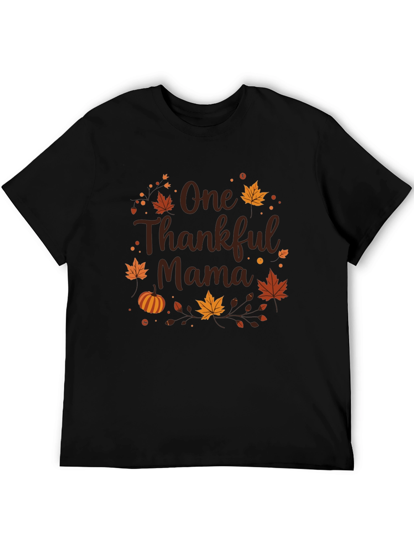 One Thankful Mama T-Shirt - Thanksgiving Tee