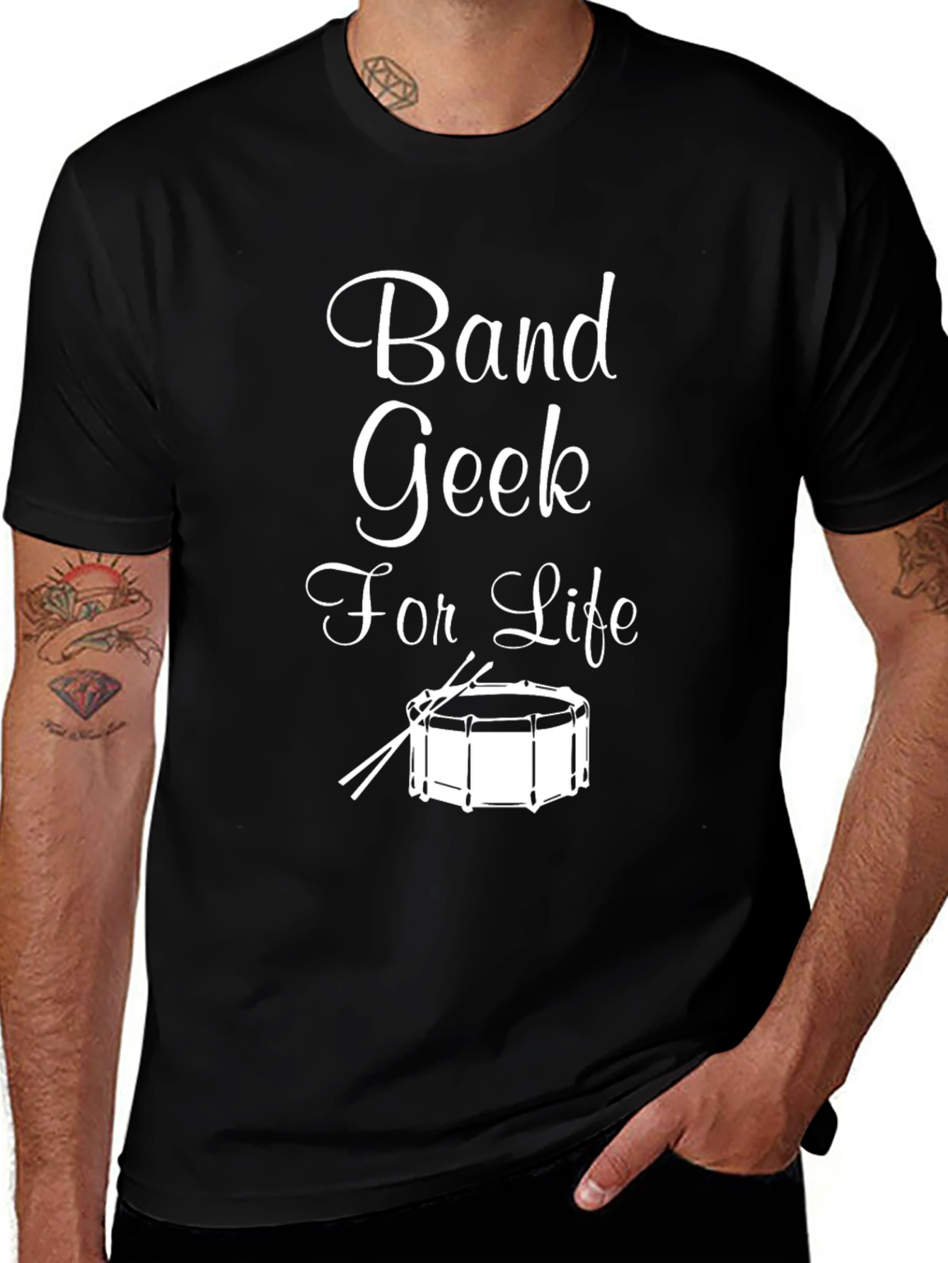 Band Geek For Life T-Shirt - Musician Apparel