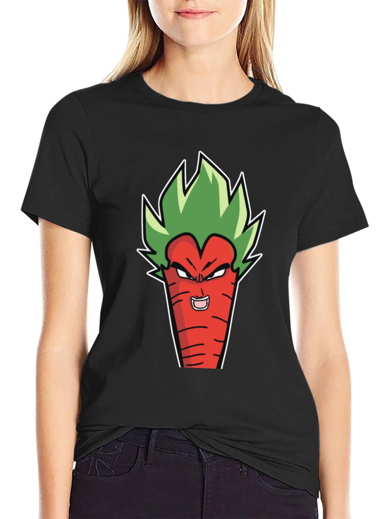 Anime Carrot Funny Graphic Tee