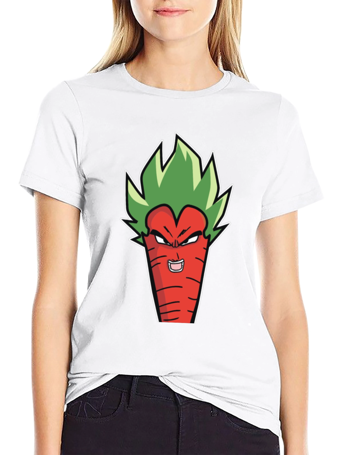 Anime Carrot Funny Graphic Tee