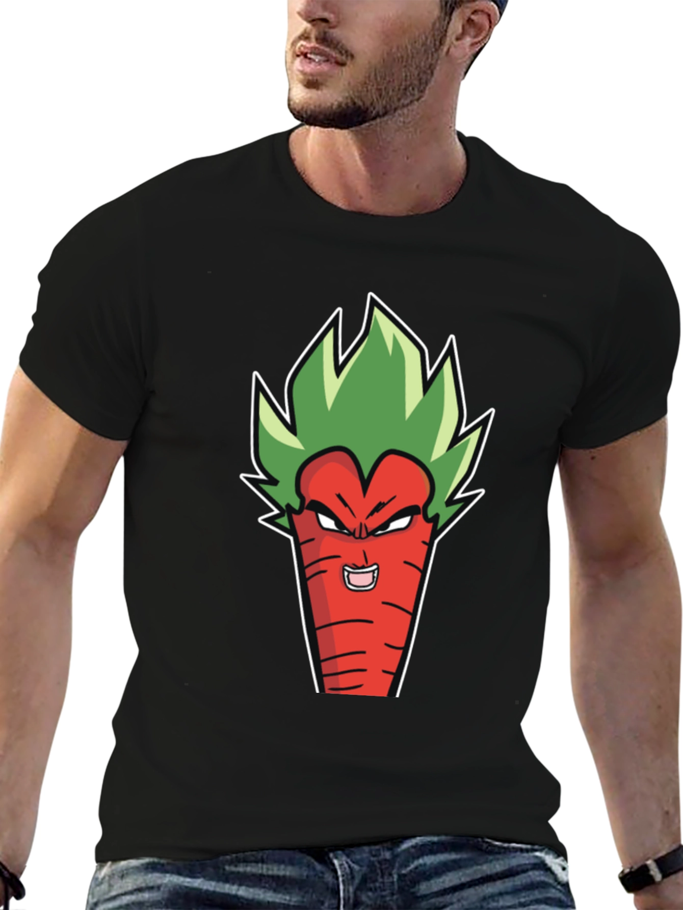 Anime Carrot Funny Graphic Tee