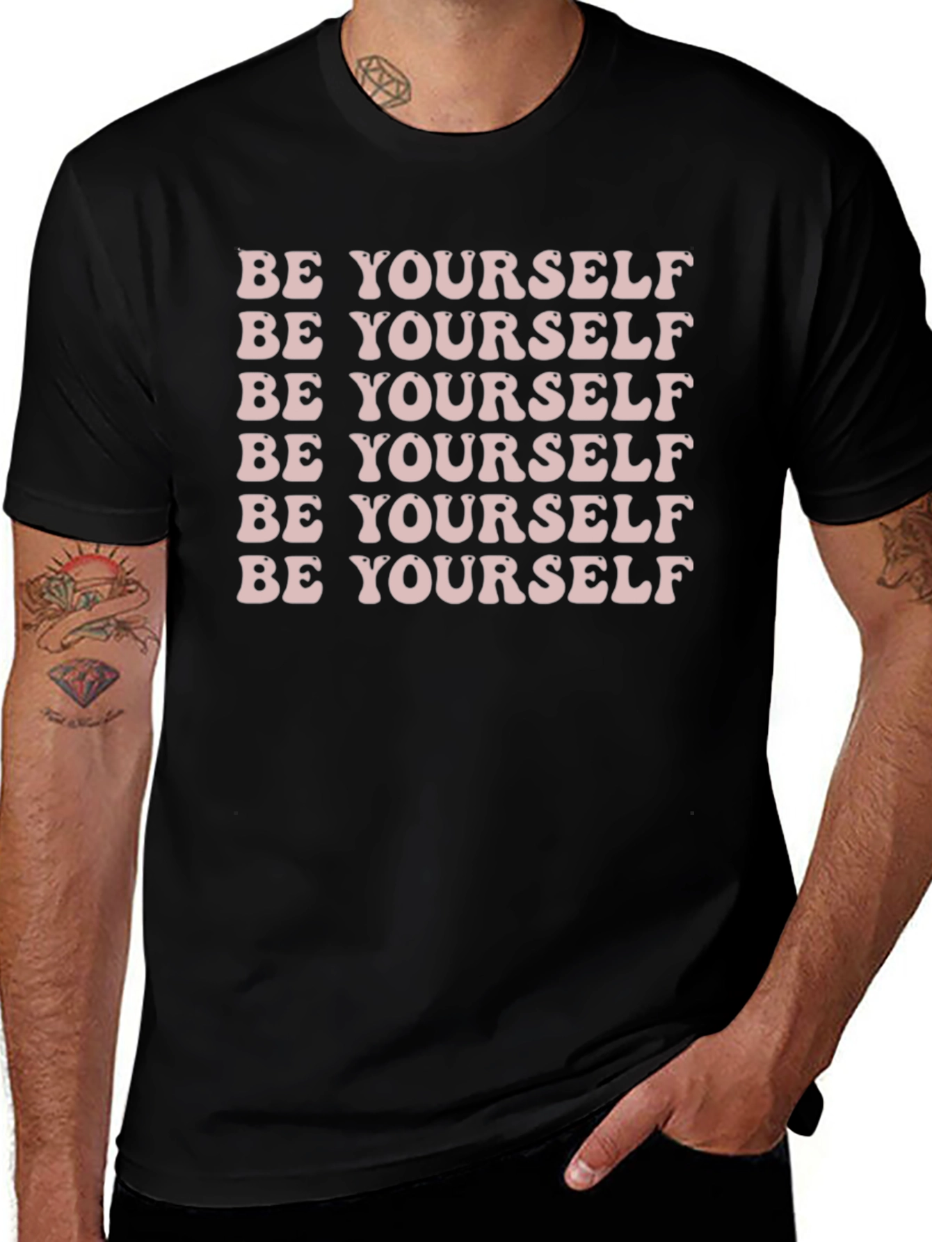 Be Yourself Graphic Tee - Positive Message T-Shirt