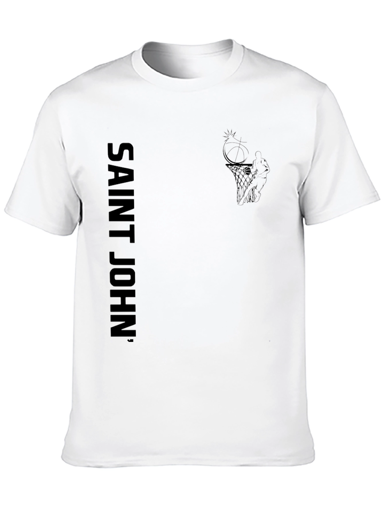 Saint John Black Graphic Tee