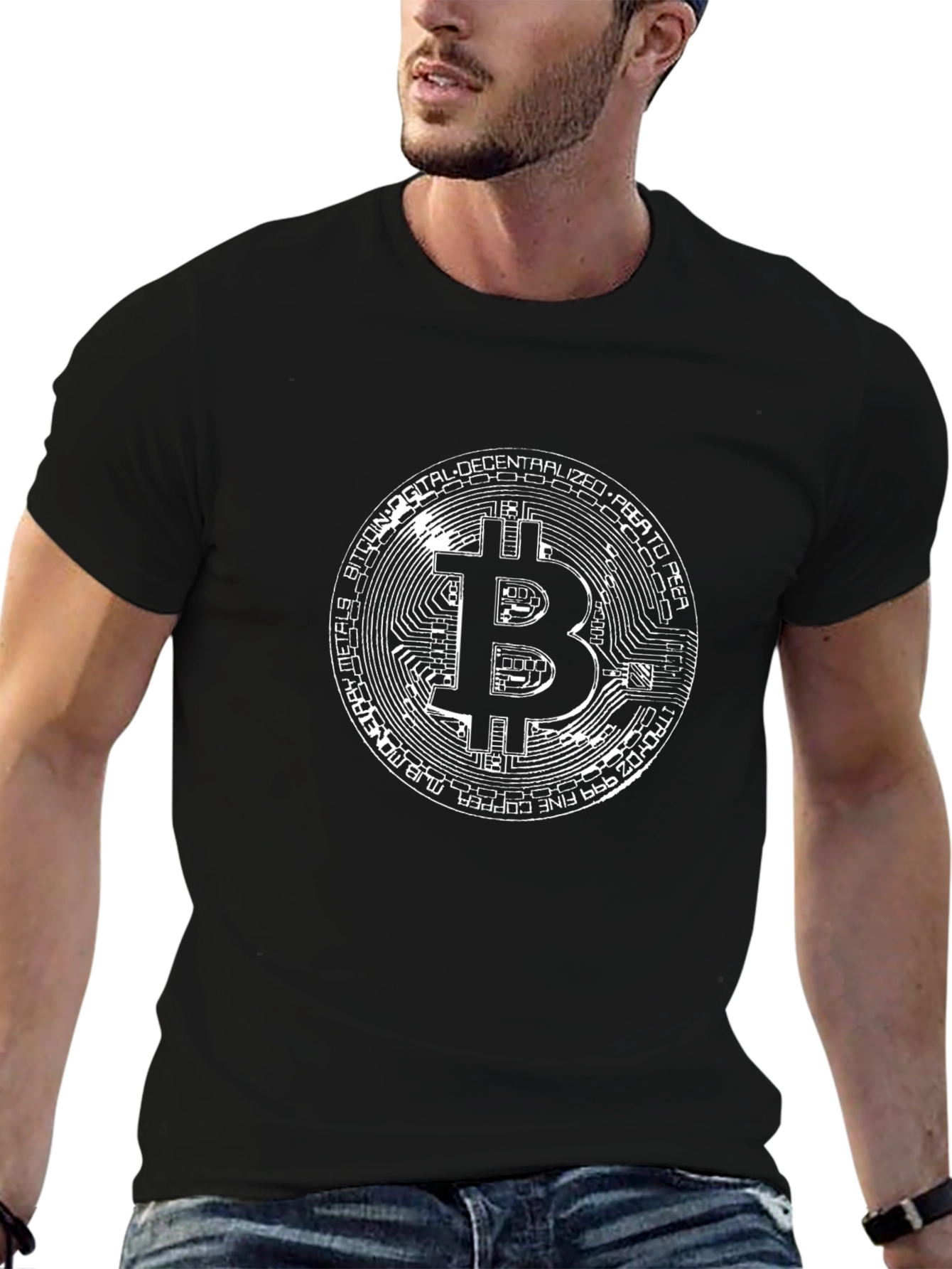 Bitcoin T-Shirt - Crypto Currency Digital Tech Style