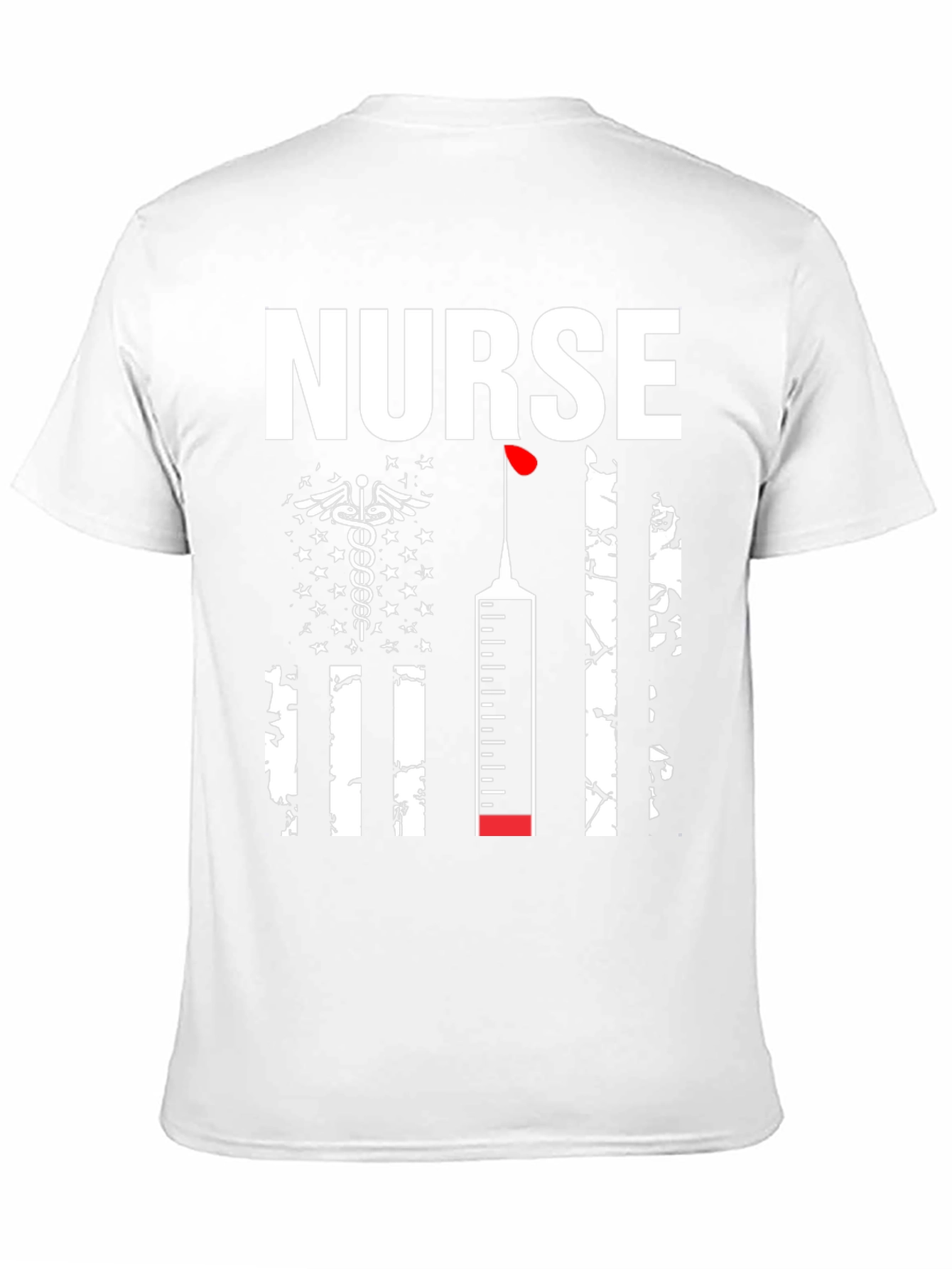 Nurse American Flag Graphic Tee