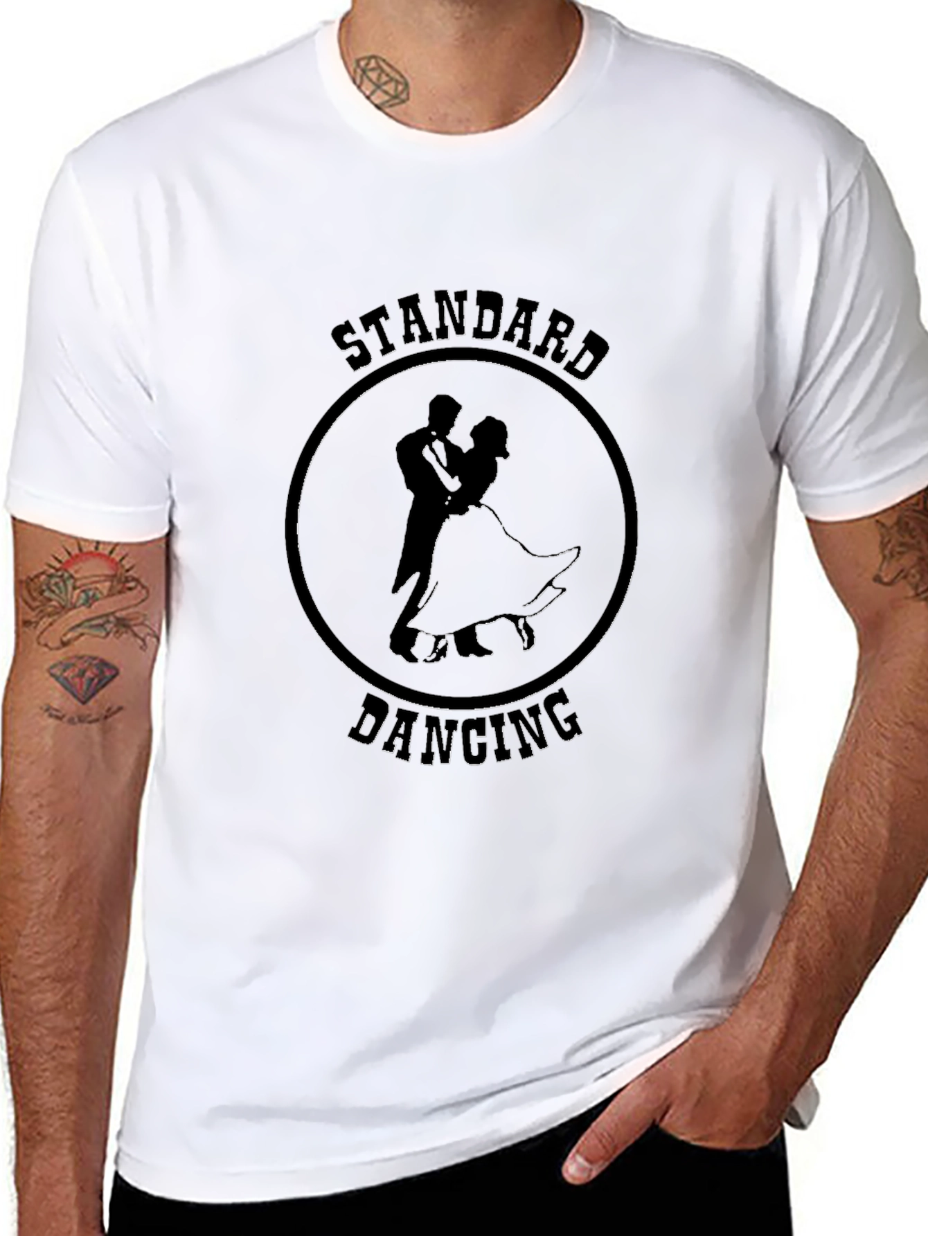 Standard Dancing Graphic Tee - Classic Dance Style