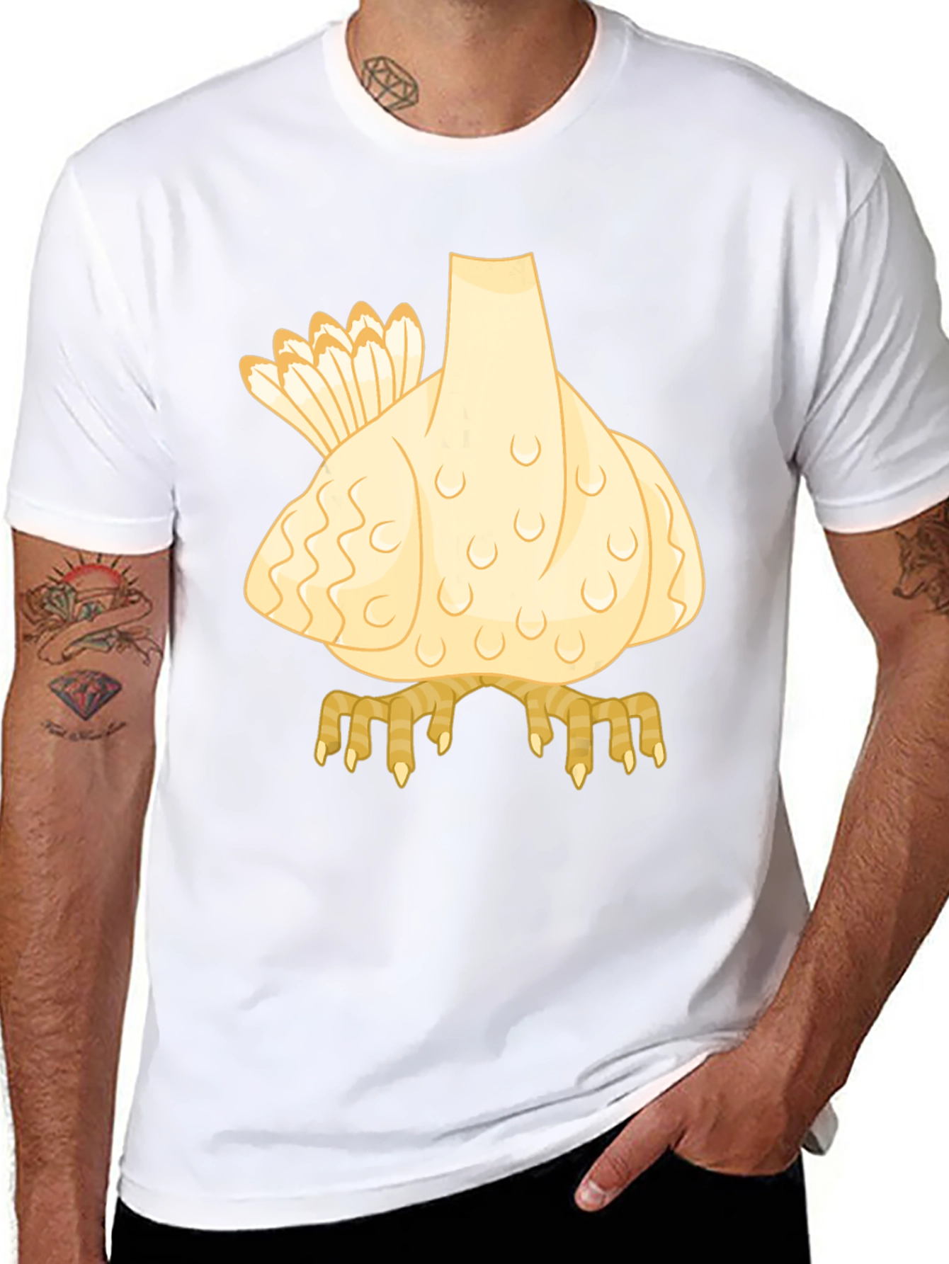 Novelty Chicken Butt T-Shirt