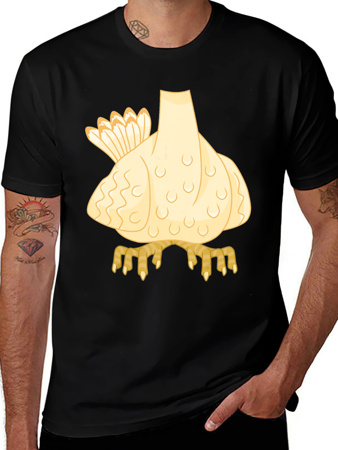 Novelty Chicken Butt T-Shirt
