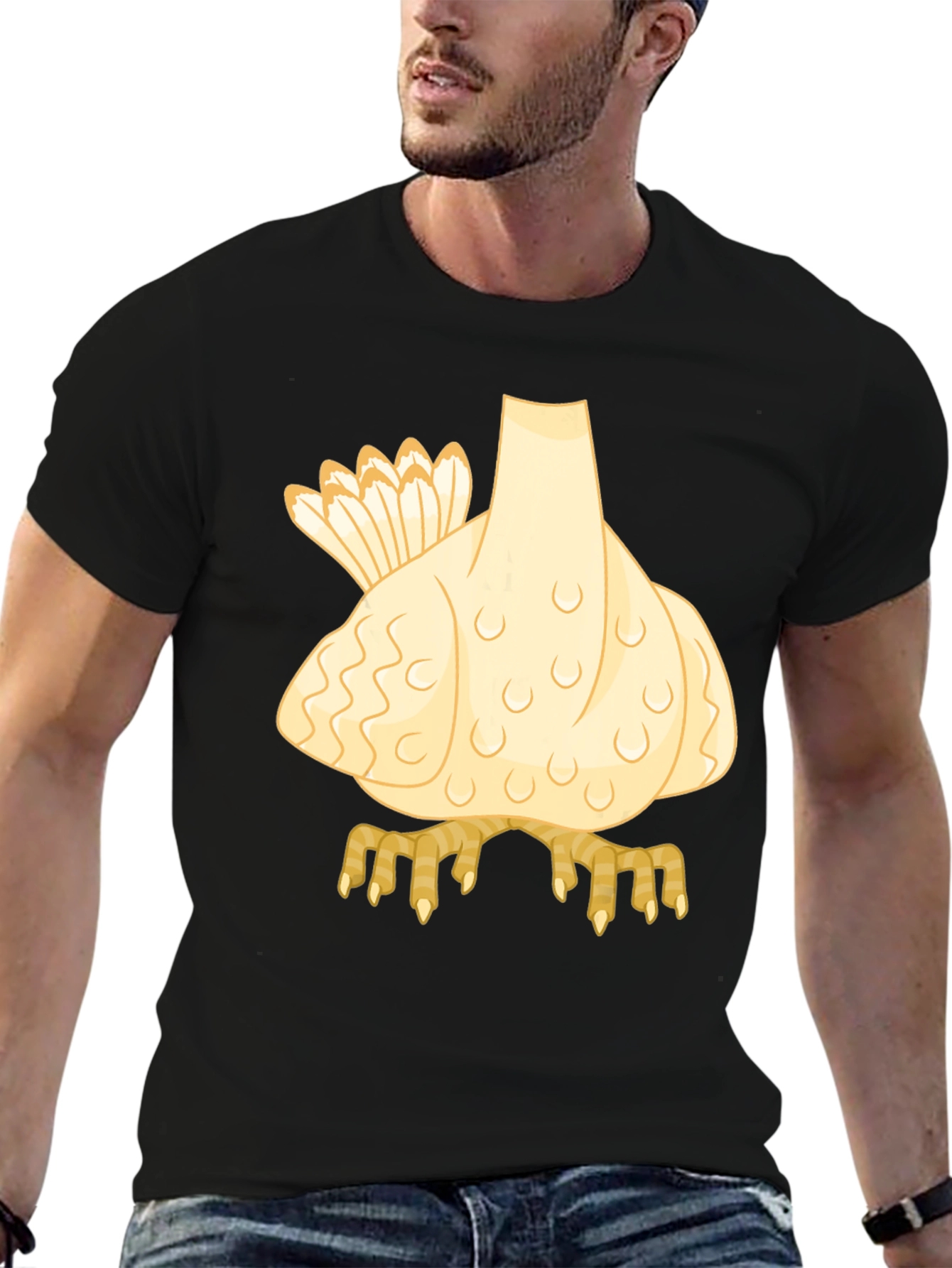 Novelty Chicken Butt T-Shirt