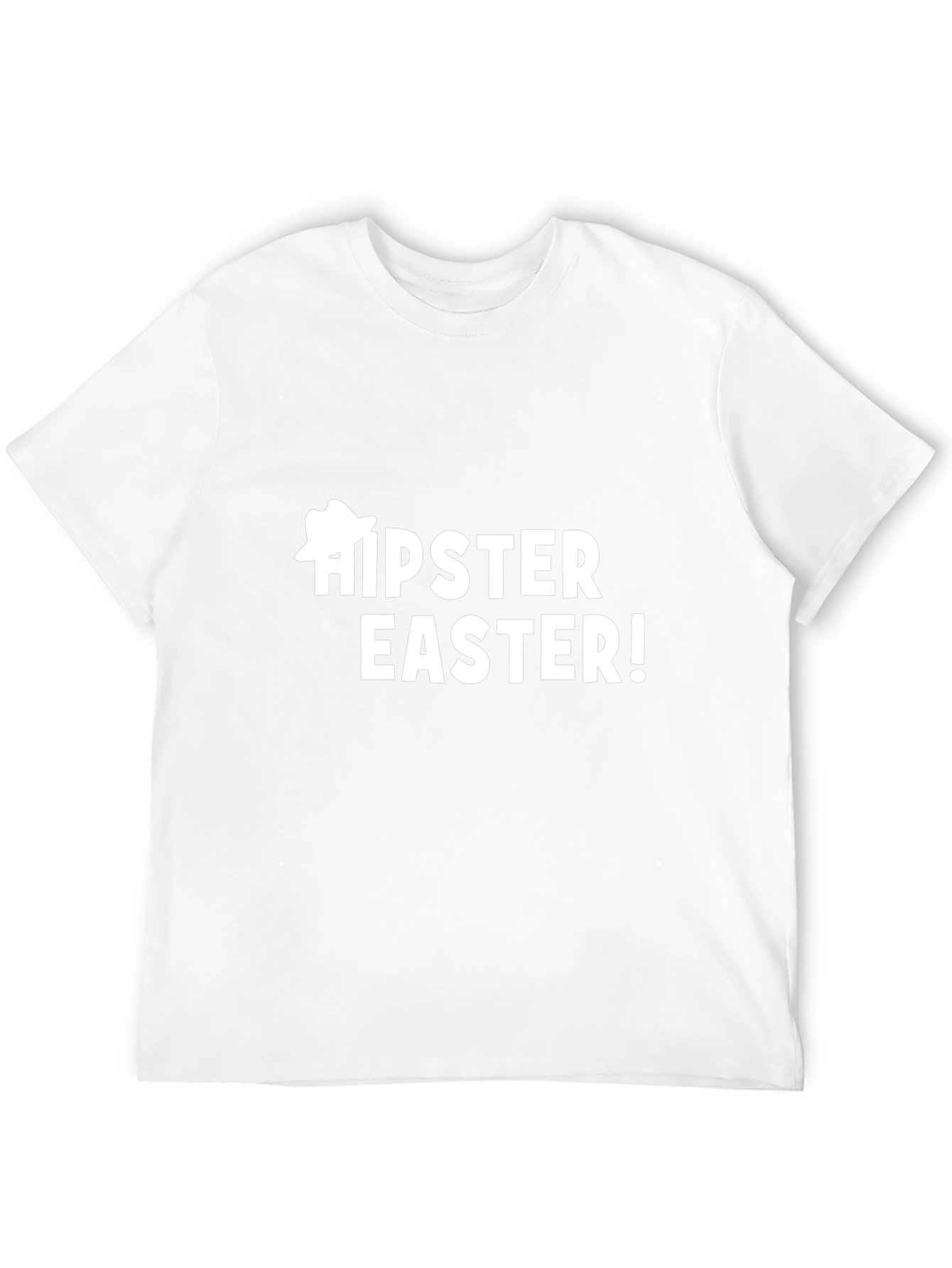 Hipster Easter Black T-Shirt