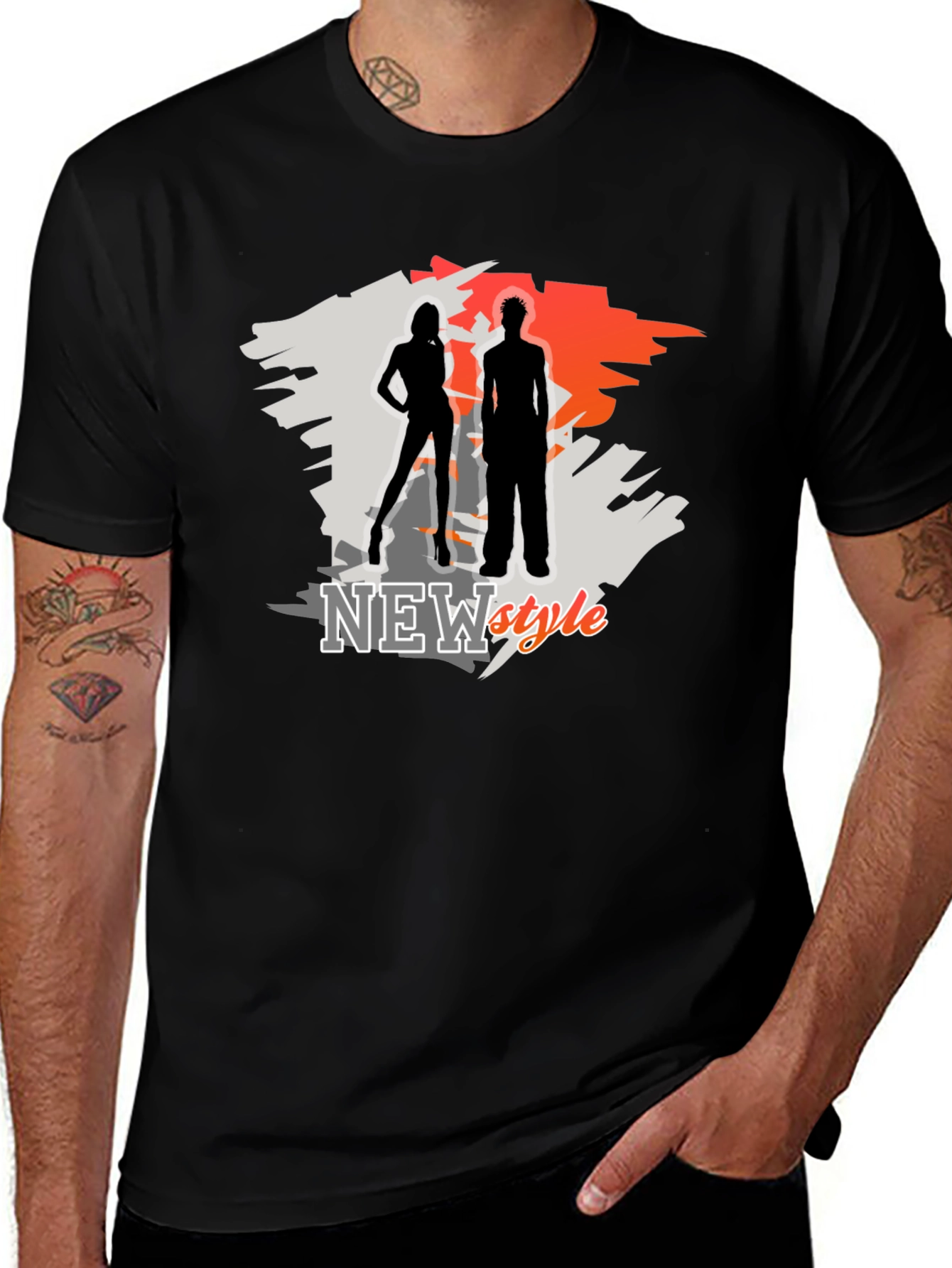 New Style Graphic T-Shirt - Fashion Silhouette