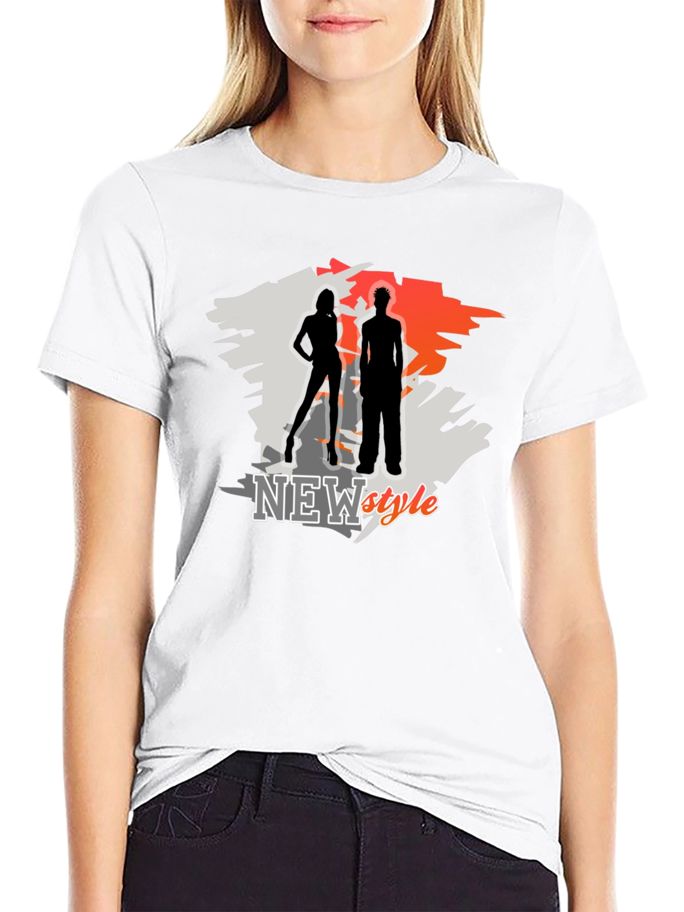 New Style Graphic T-Shirt - Fashion Silhouette