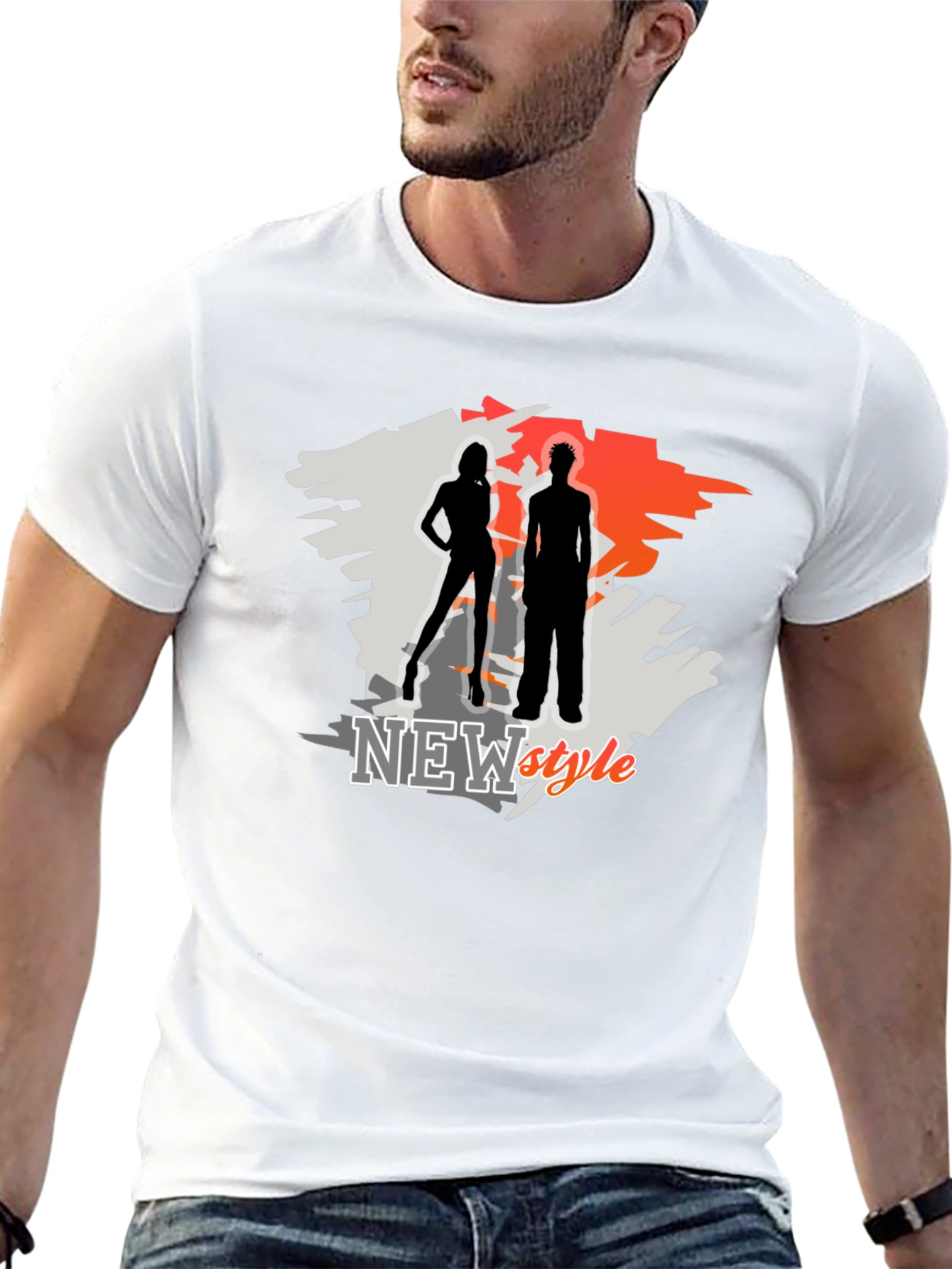 New Style Graphic T-Shirt - Fashion Silhouette
