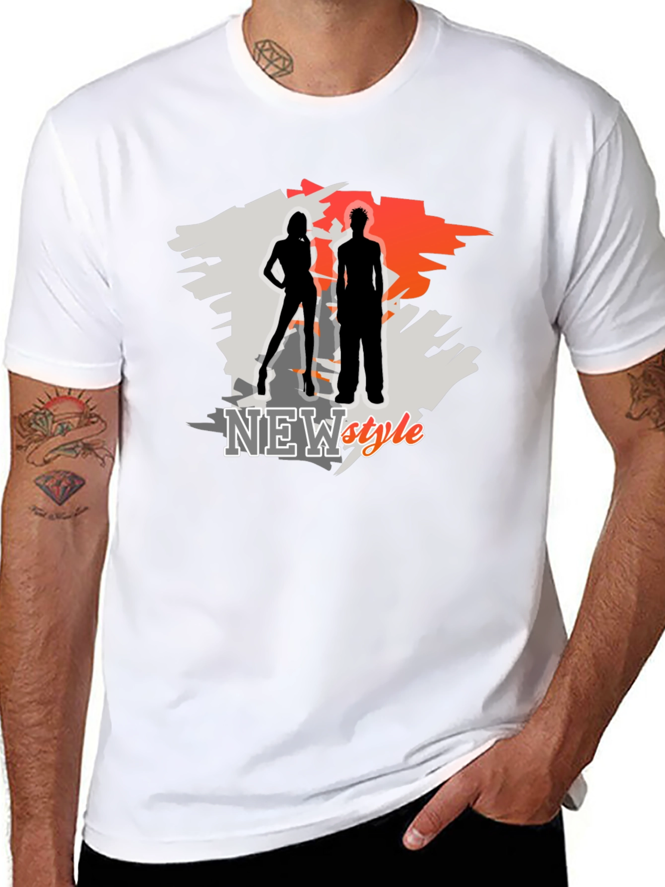 New Style Graphic T-Shirt - Fashion Silhouette