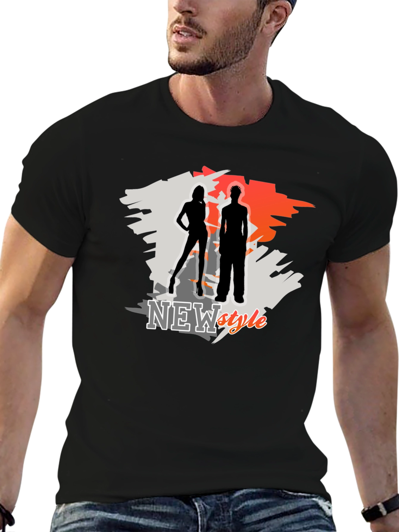 New Style Graphic T-Shirt - Fashion Silhouette