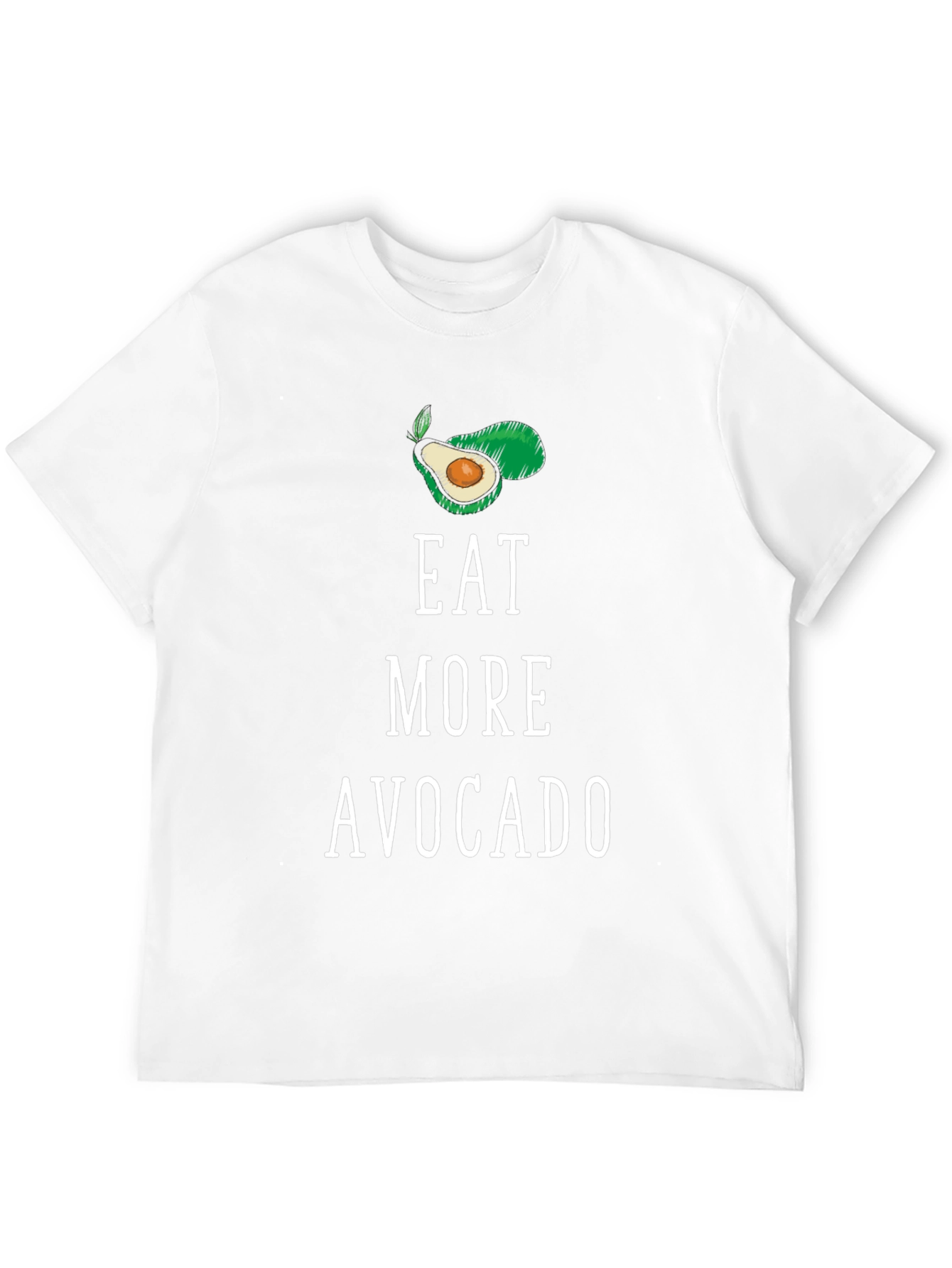 Eat More Avocado T-Shirt - Unisex Black Tee