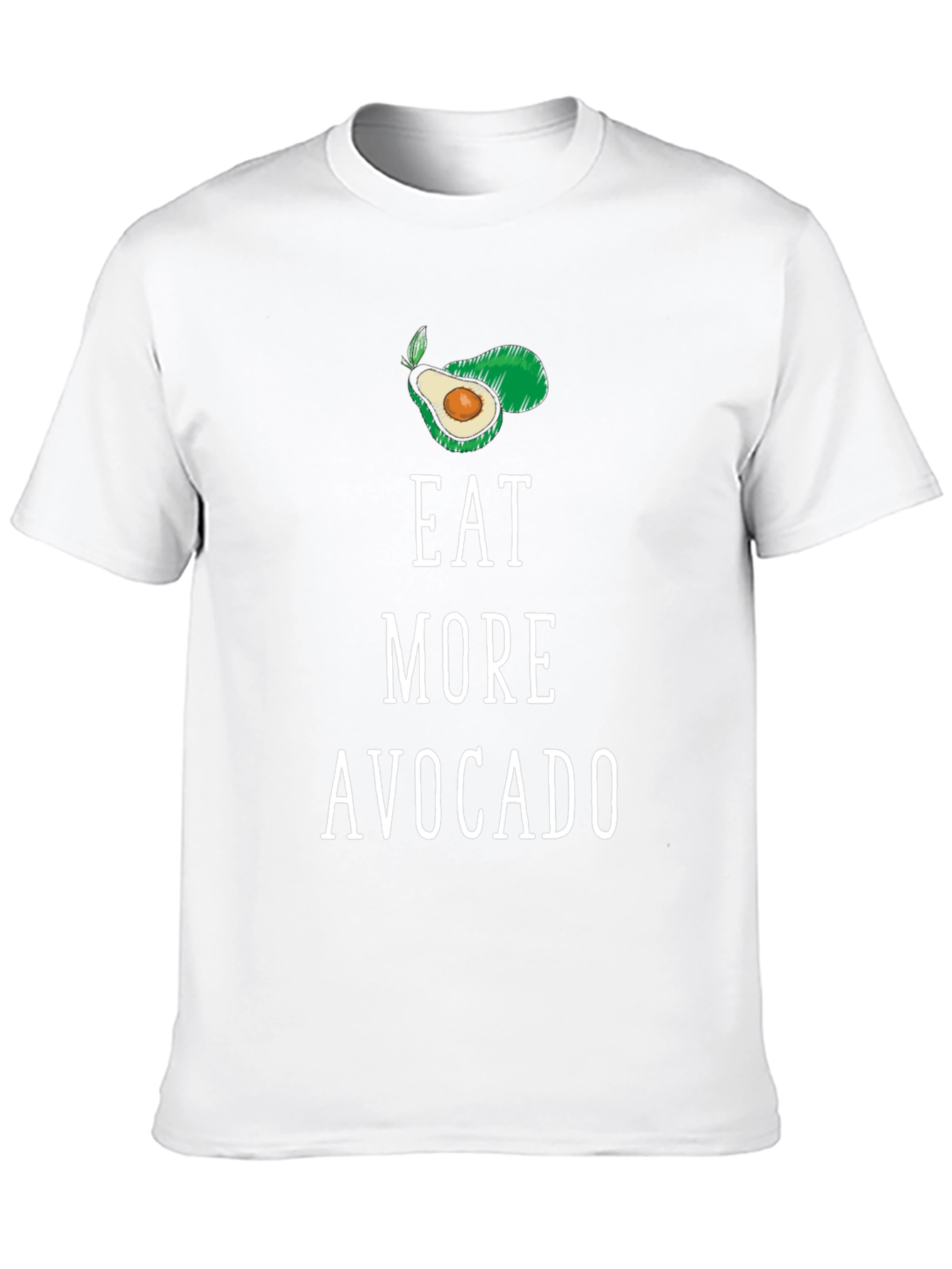 Eat More Avocado T-Shirt - Unisex Black Tee
