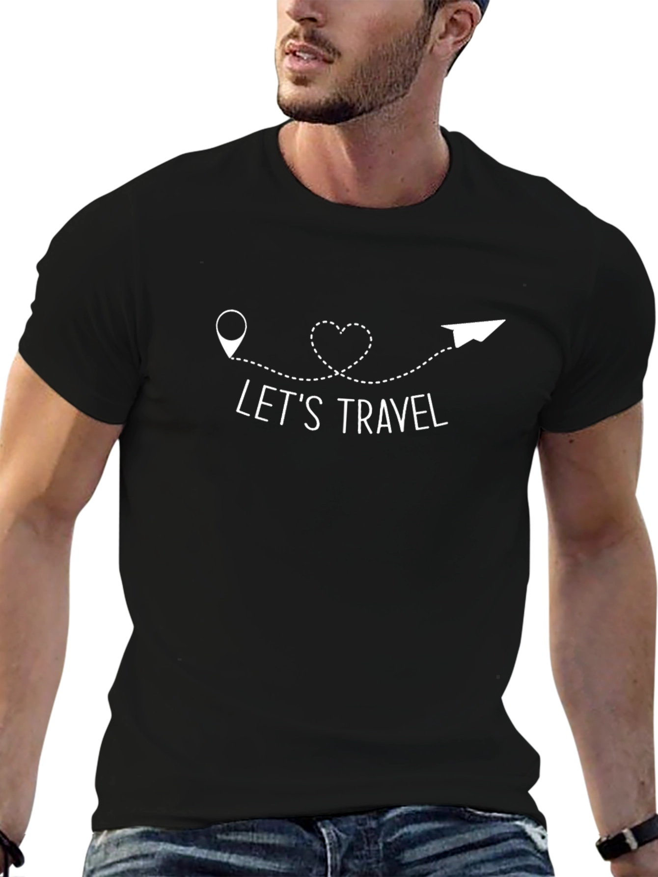 Lets Travel Graphic Tee - Adventure Shirt