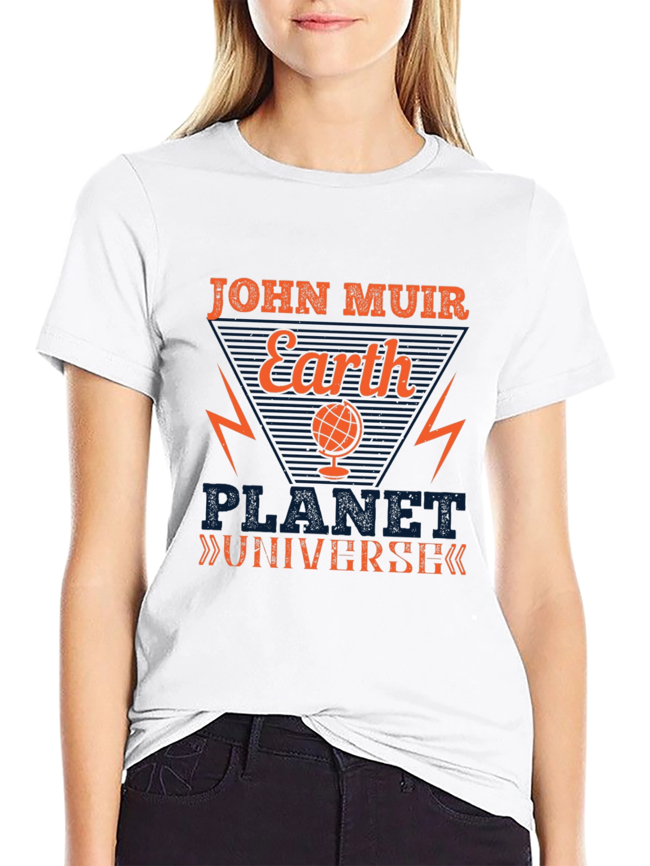 John Muir Earth Planet Universe Graphic Tee