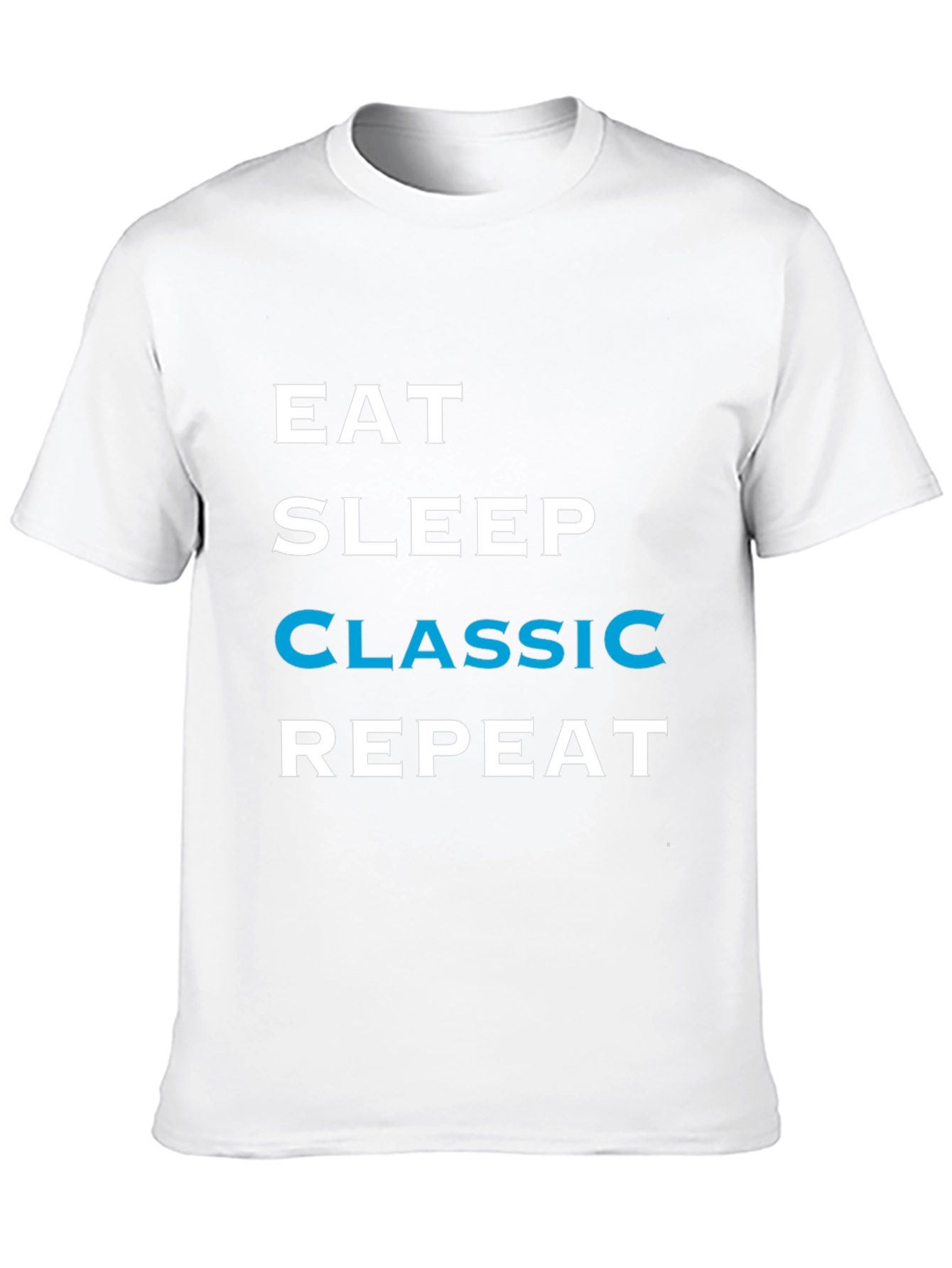 Eat Sleep Classic Repeat Black T-Shirt