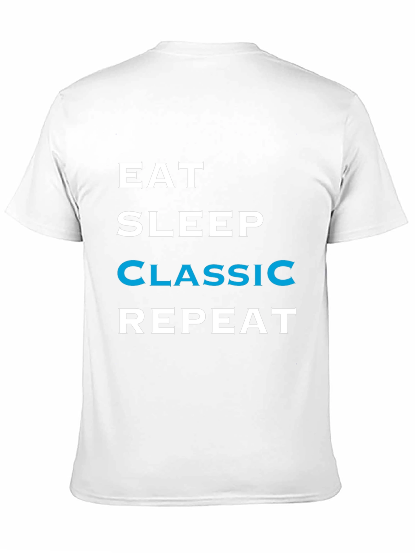 Eat Sleep Classic Repeat Black T-Shirt