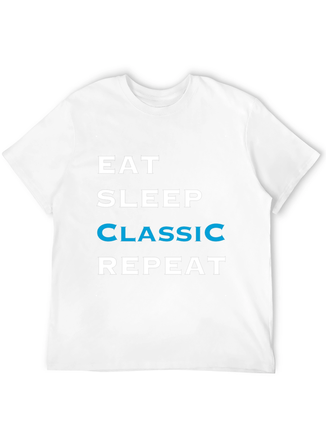 Eat Sleep Classic Repeat Black T-Shirt